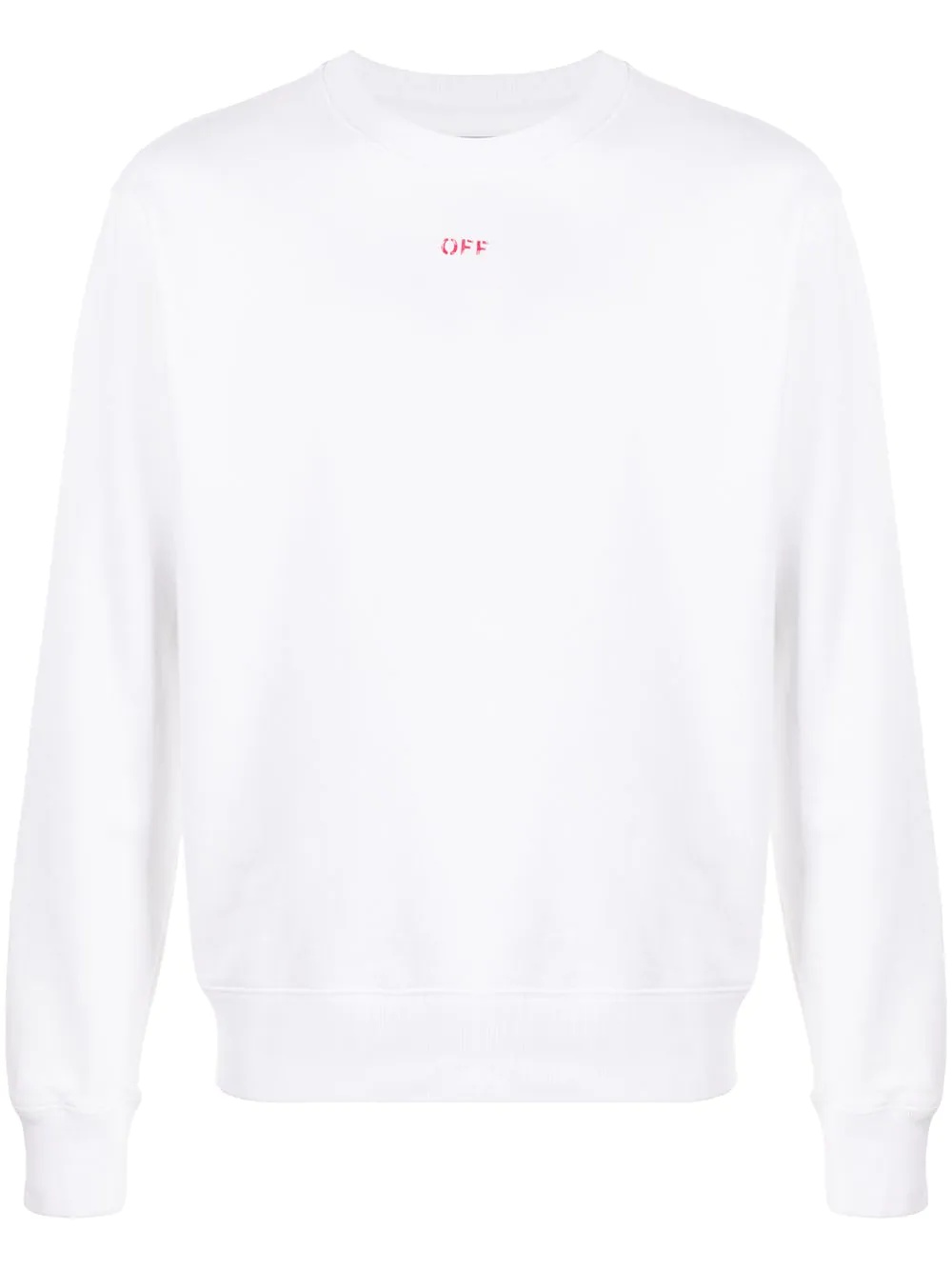 Stencil slim-fit sweatshirt  - 1