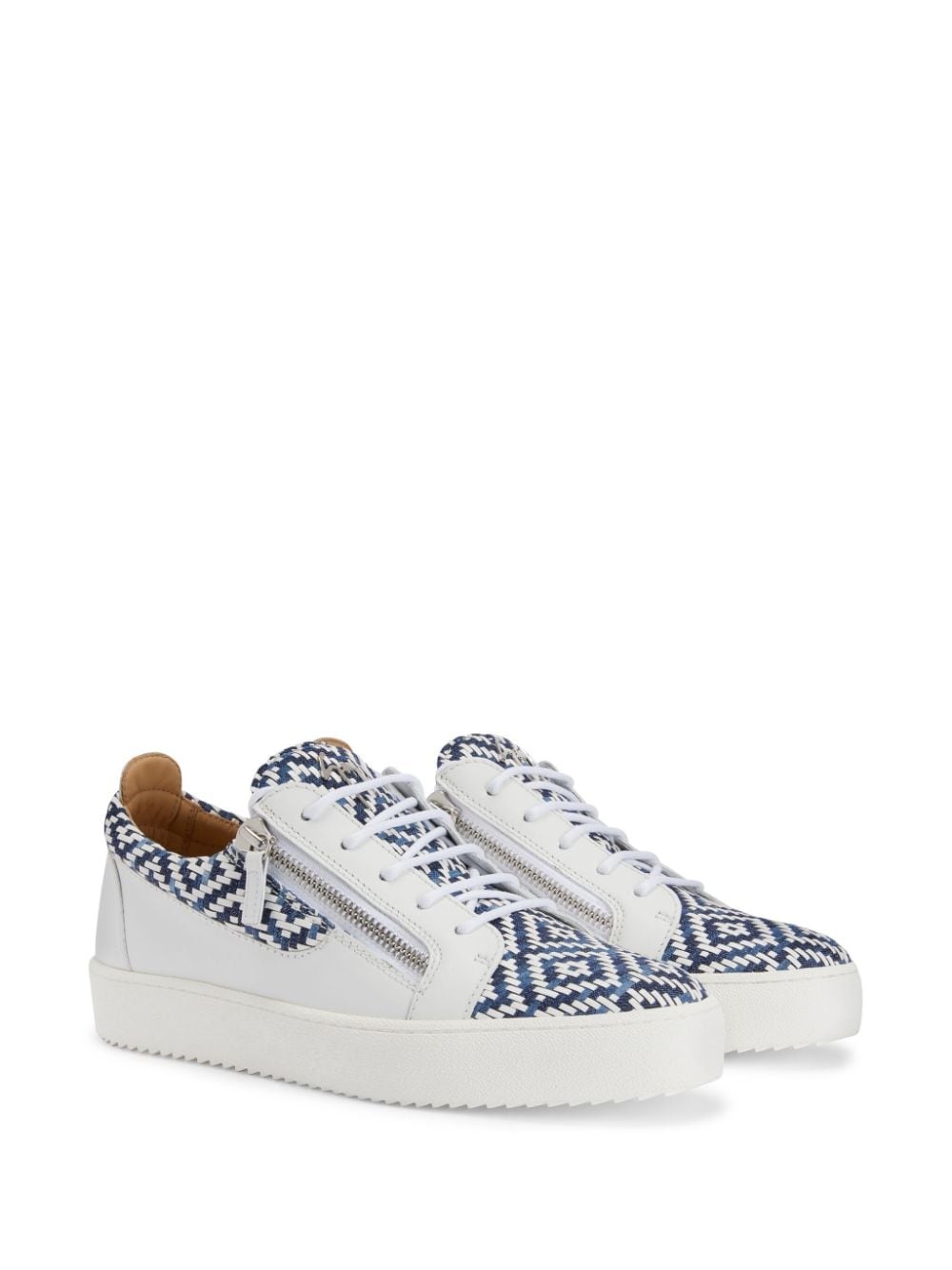 Frankie geometric-pattern print sneakers - 2