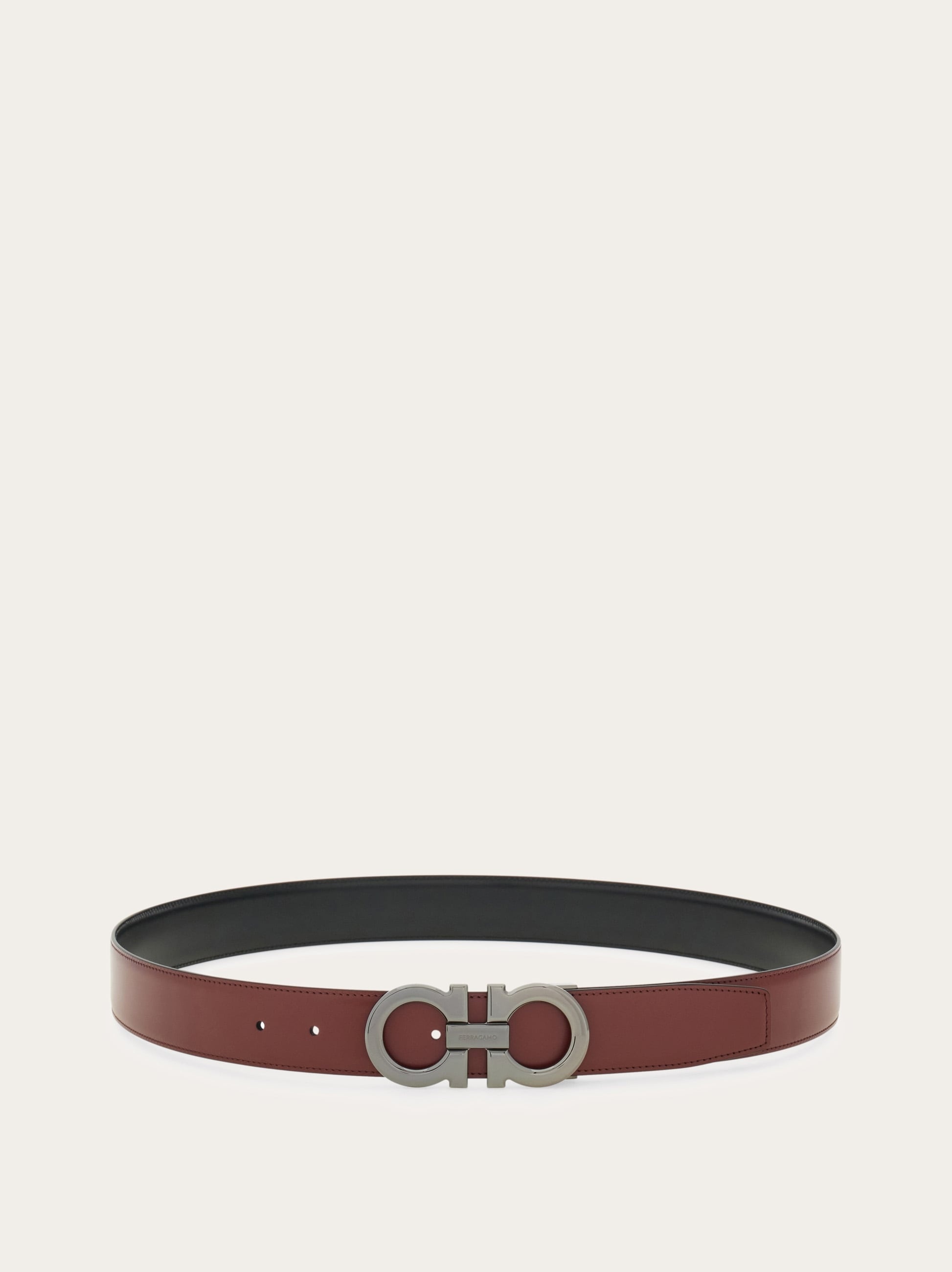 Reversible and adjustable Gancini belt - 3