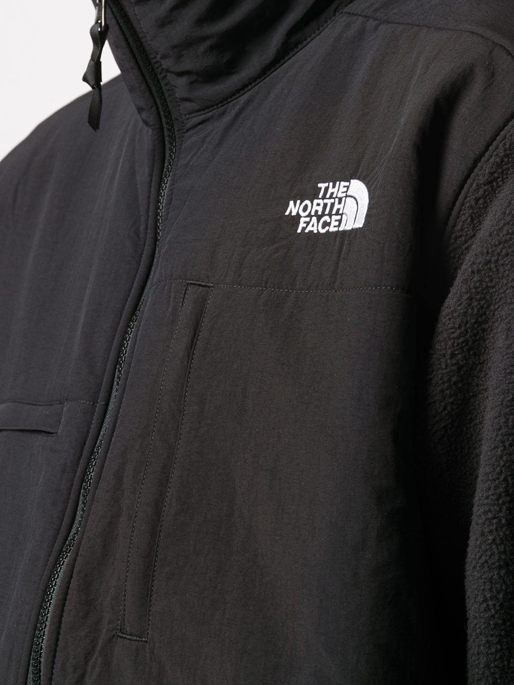 zipped logo jacket - 5