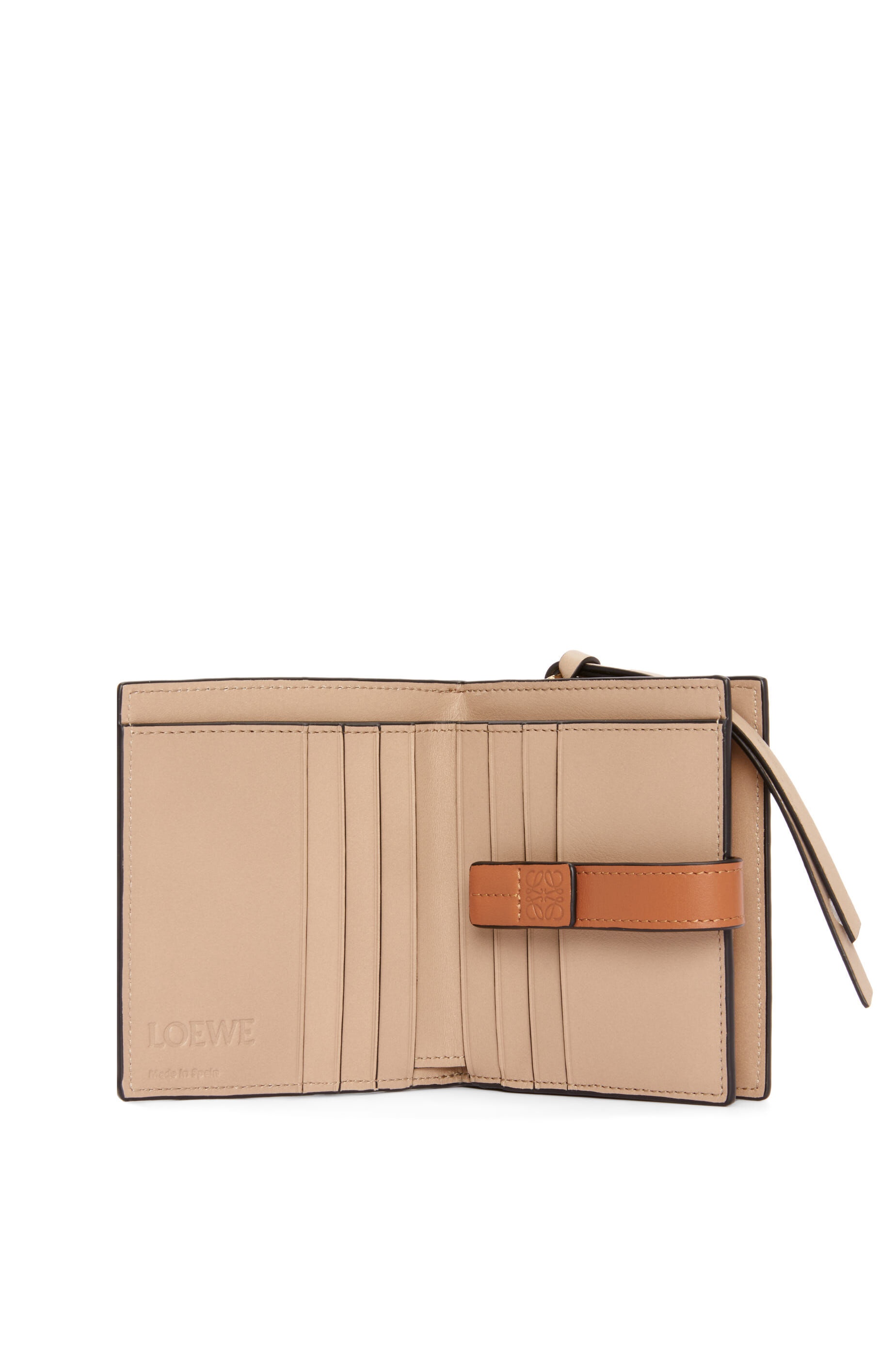 Loewe Compact zip wallet in soft grained calfskin | REVERSIBLE
