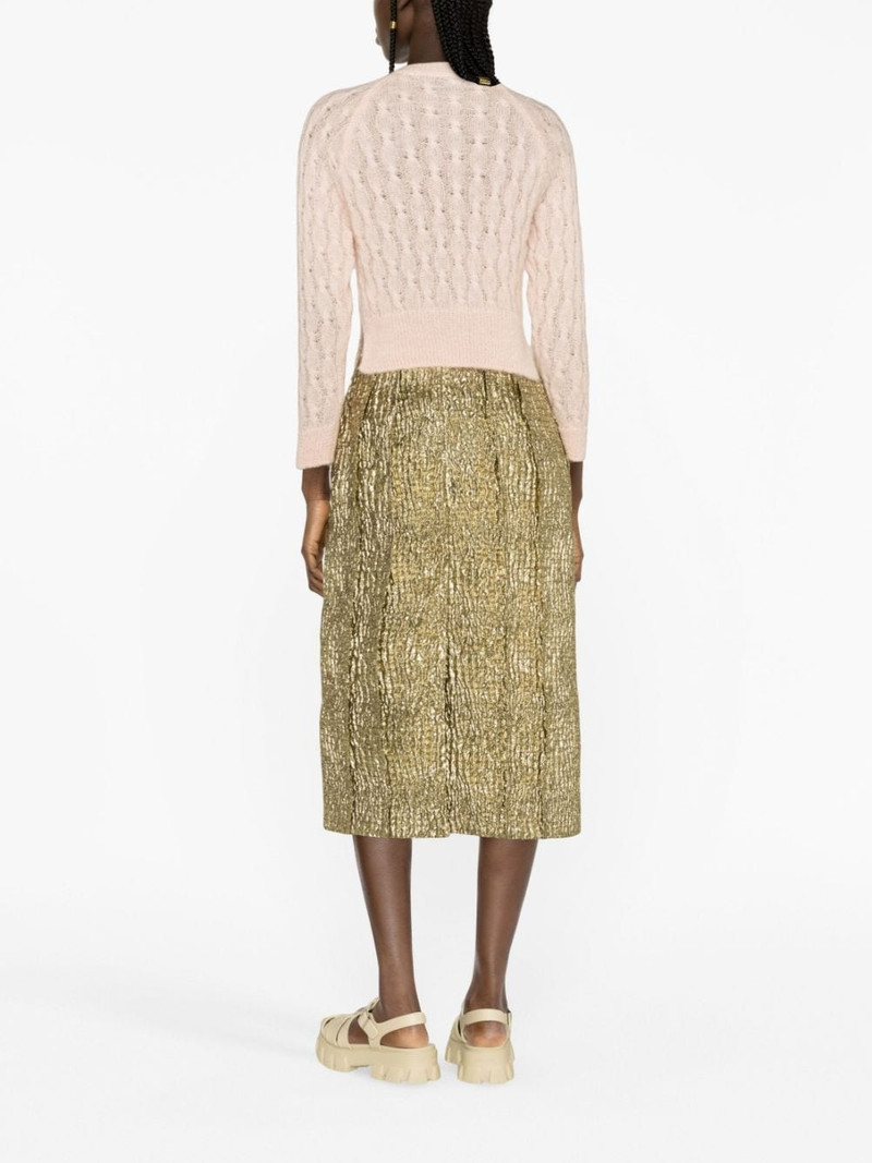 beaded cable knit cardigan 4