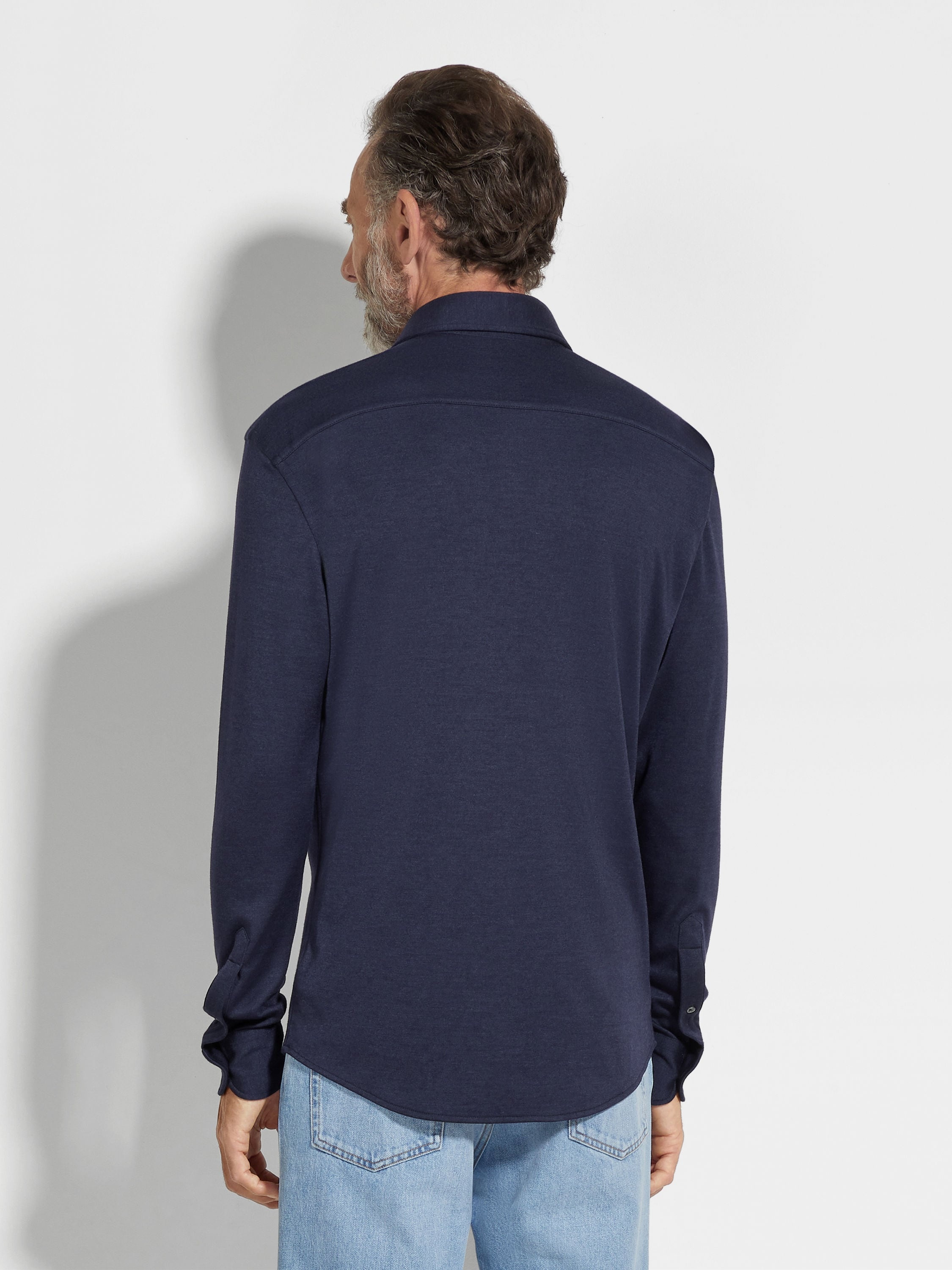 CASHMERE AND SILK SHIRT - 5
