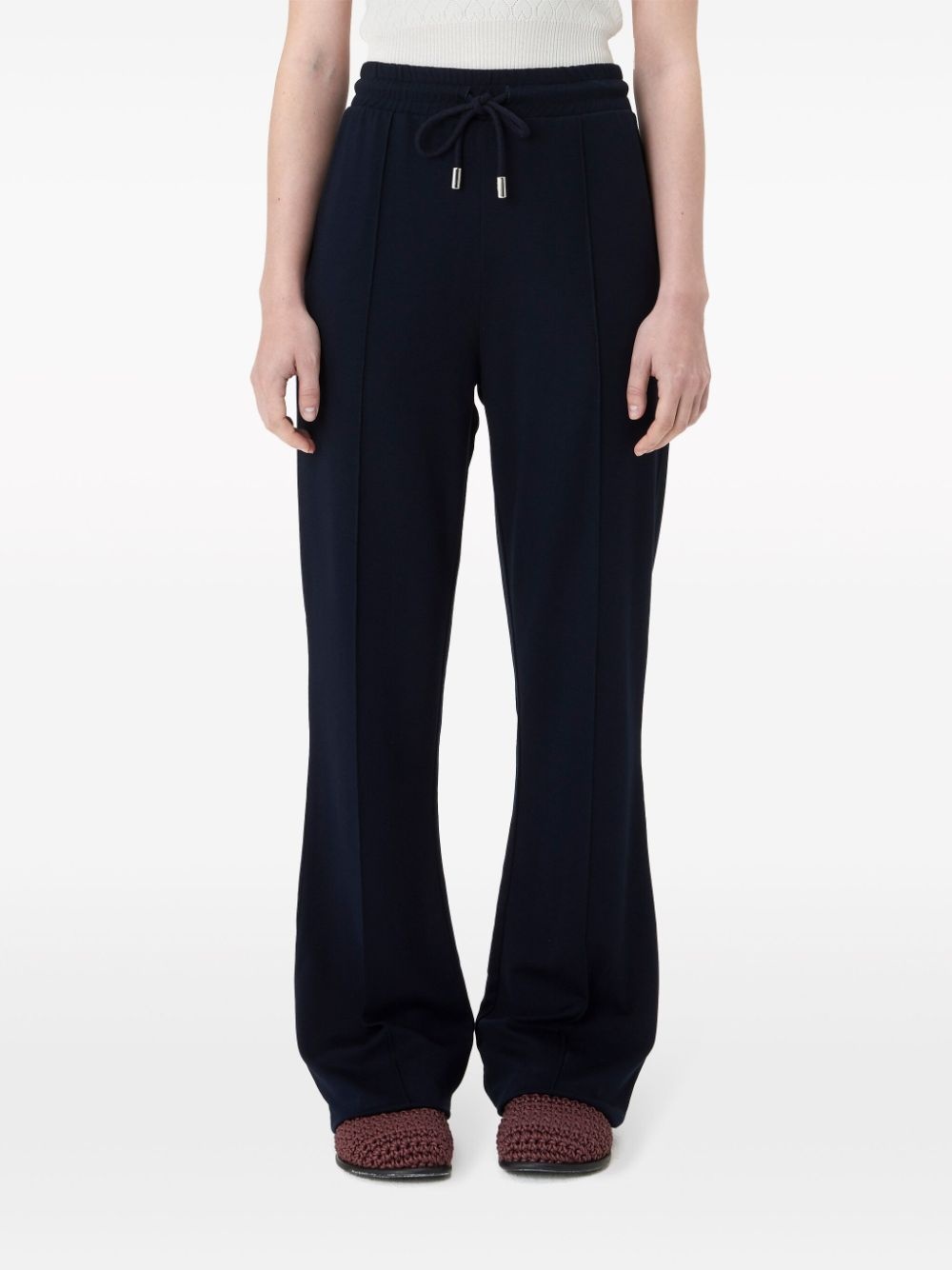 slim-cut flared track pants - 3