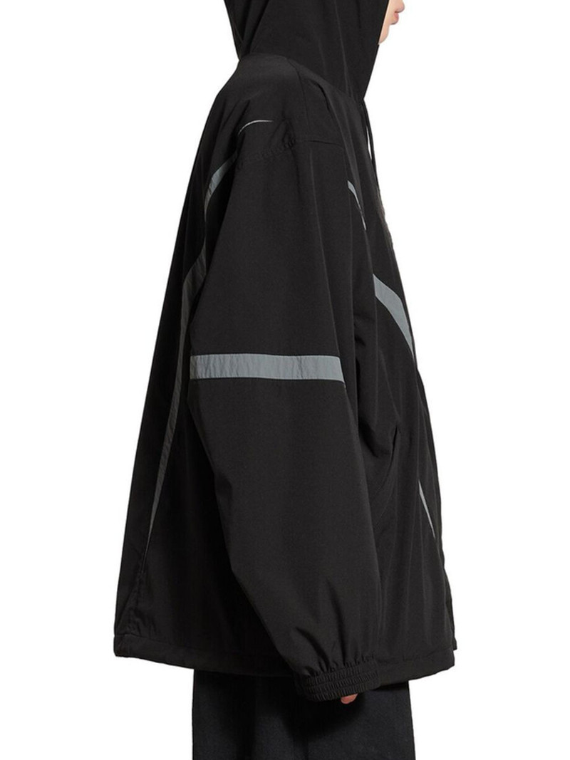 Men's Loop Sports Icon Large Tracksuit Jacket - Black Grey 4