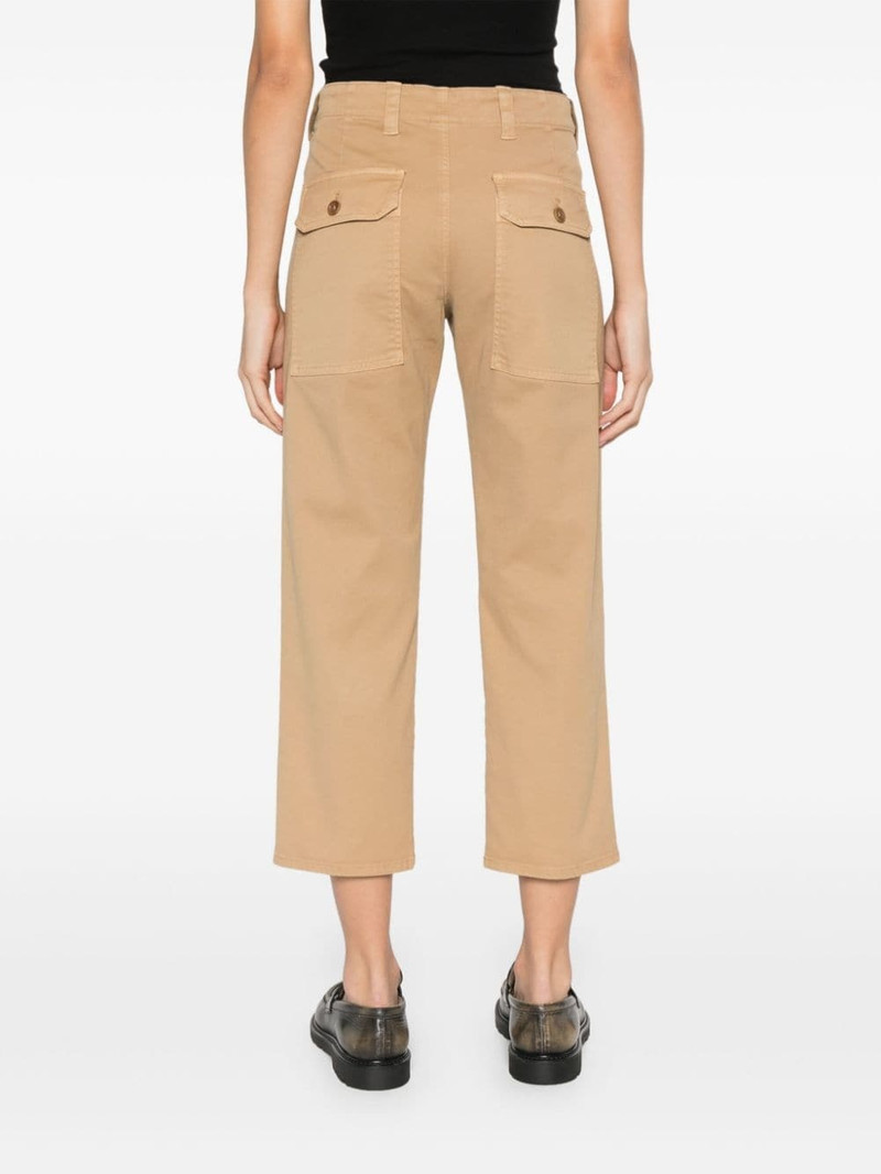 gabardine cropped trousers 4