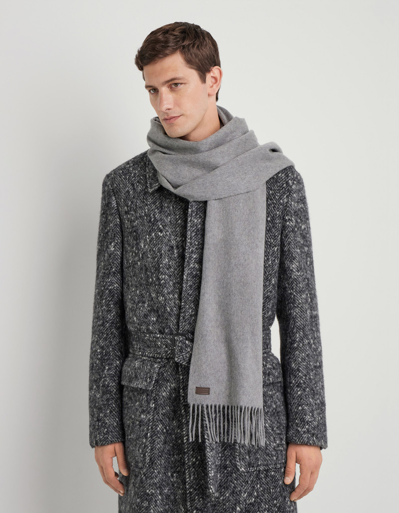 Canali GRAY PURE CASHMERE SCARF outlook