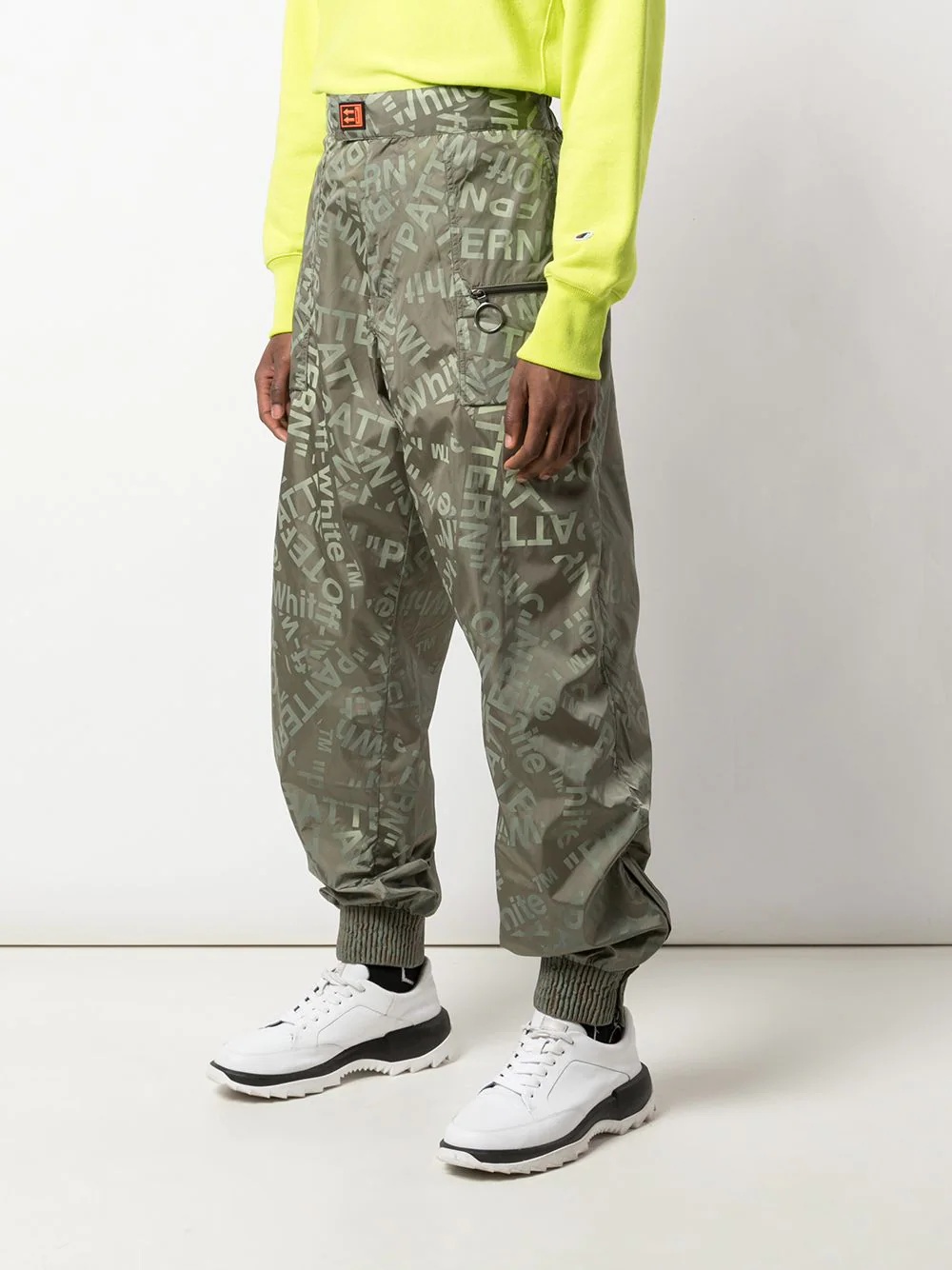all over logo track trousers - 3