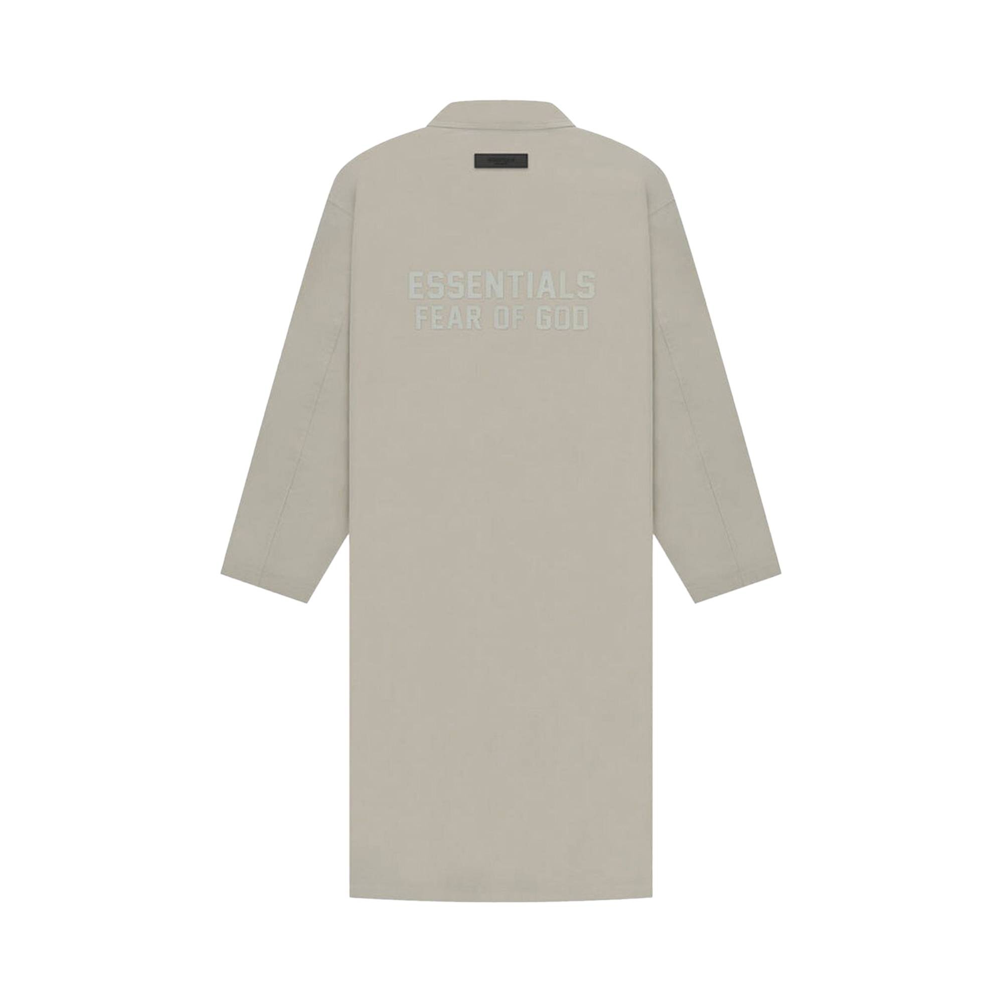 Fear of God Essentials Long Coat 'Seal' - 2