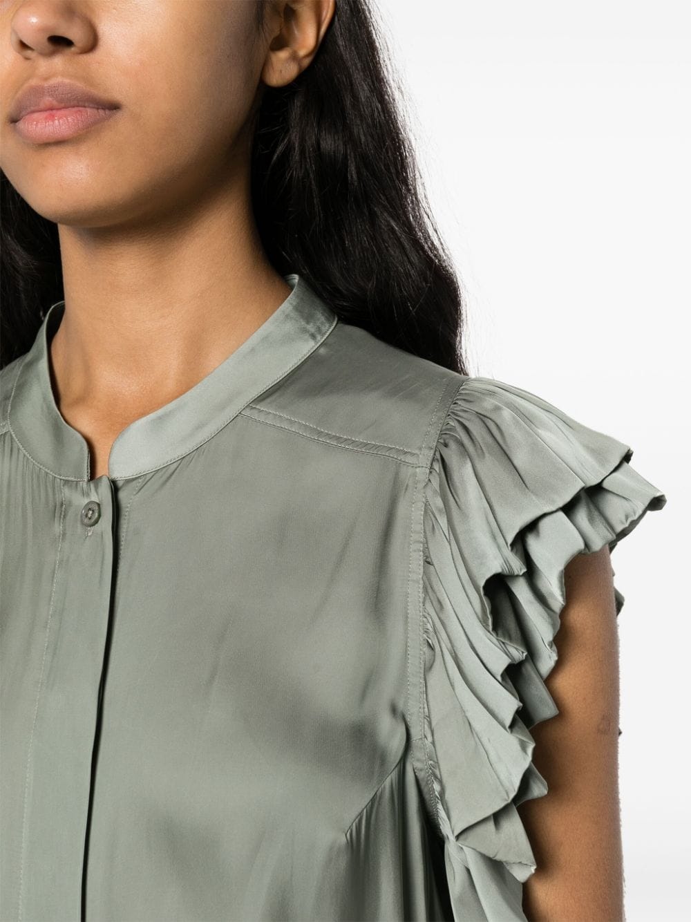 Tiza ruched-detailed shirt - 5
