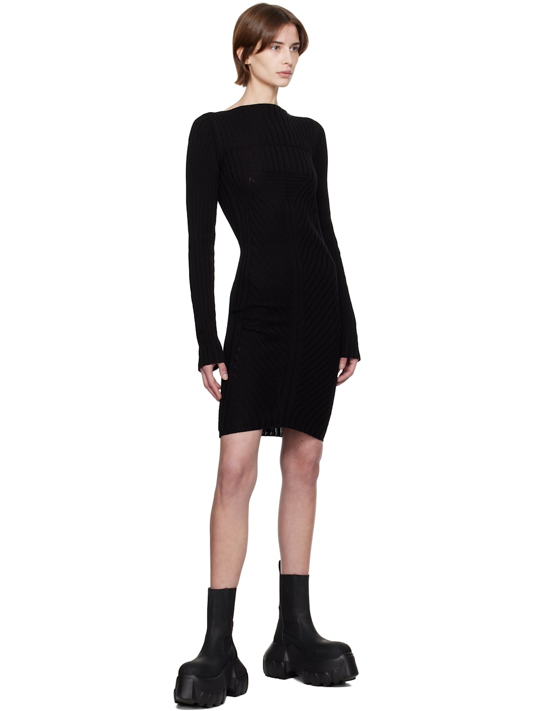 Black Hollywood S Minidress - 4