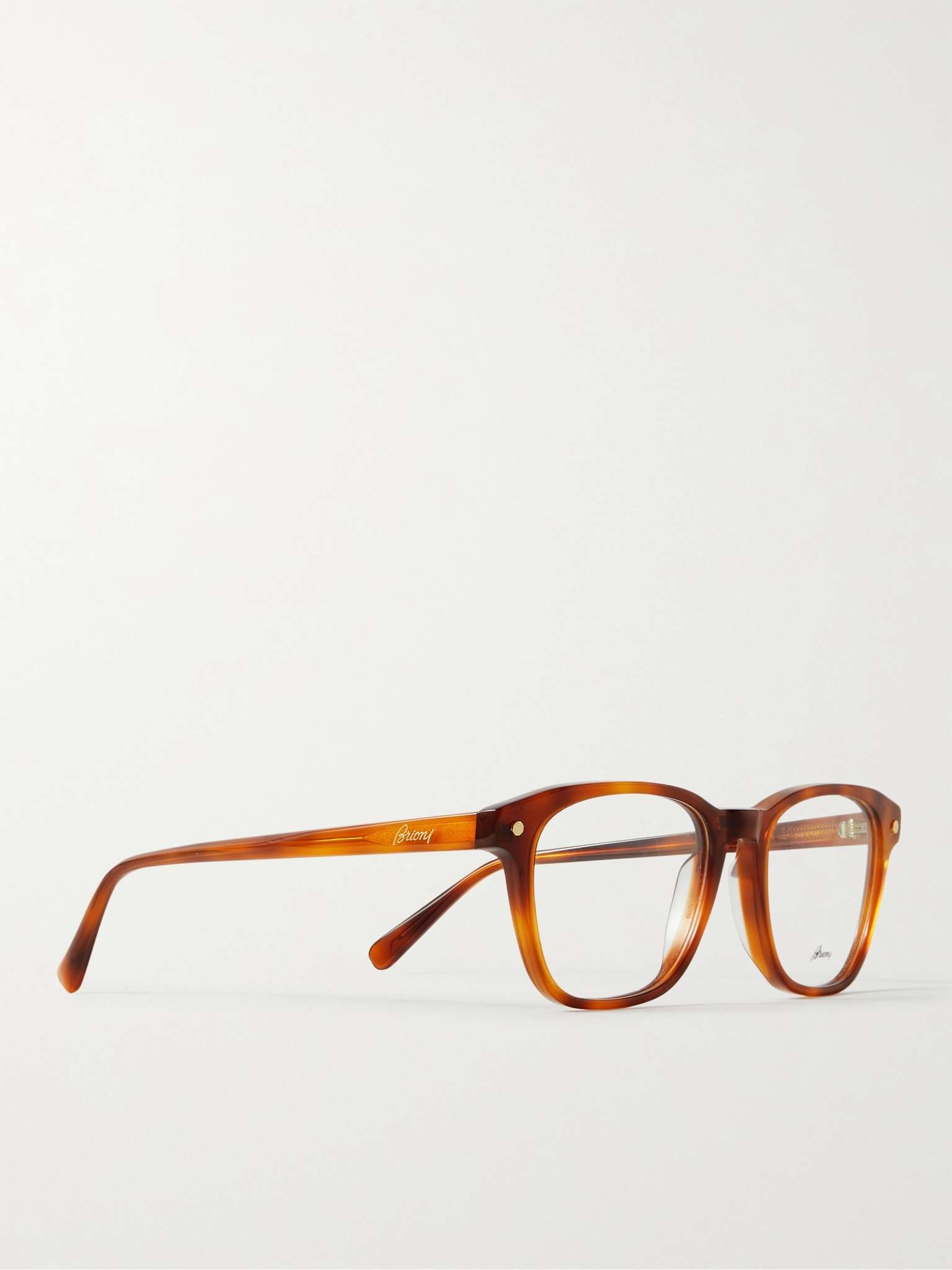 Square-Frame Tortoiseshell Acetate Optical Glasses - 2