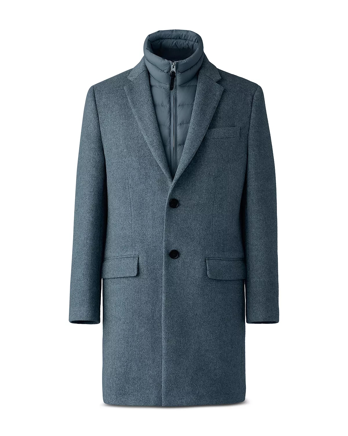 3-in-1 Wool Coat with Removable Down Liner - 5