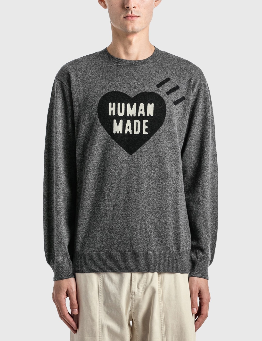 HEART KNIT SWEATER - 3