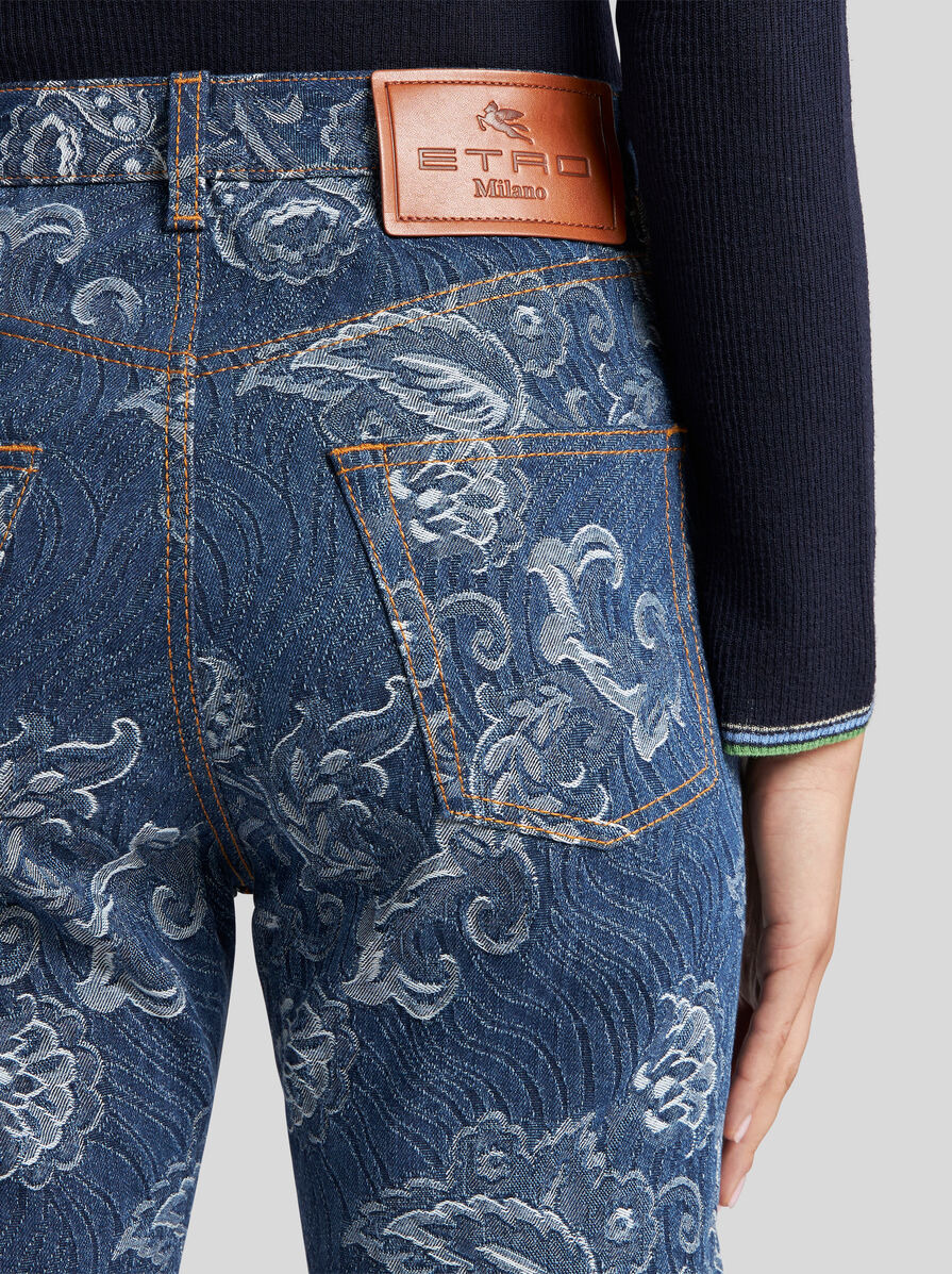 REGULAR-FIT JACQUARD JEANS - 3