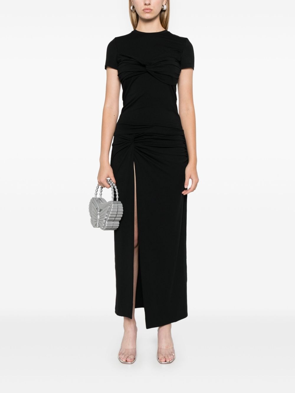 twist-detailed maxi skirt - 2