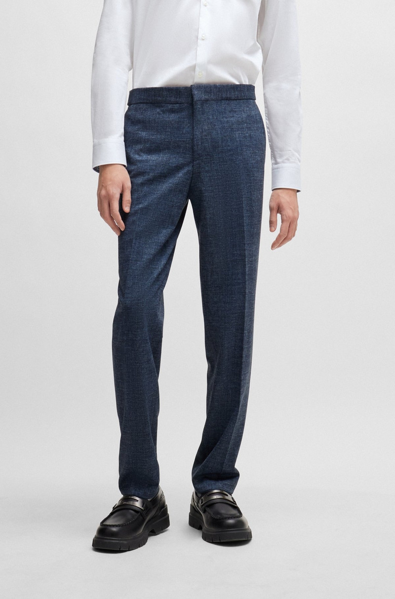 SLIM-FIT THREE-PIECE SUIT IN PERFORMANCE-STRETCH JERSEY 7