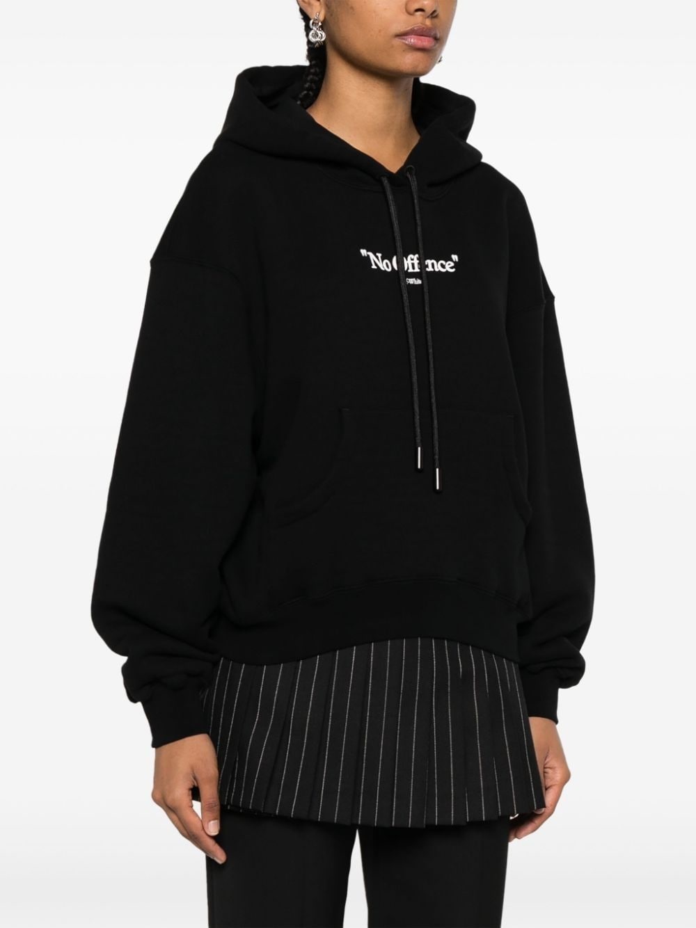 No Offence cotton hoodie - 3