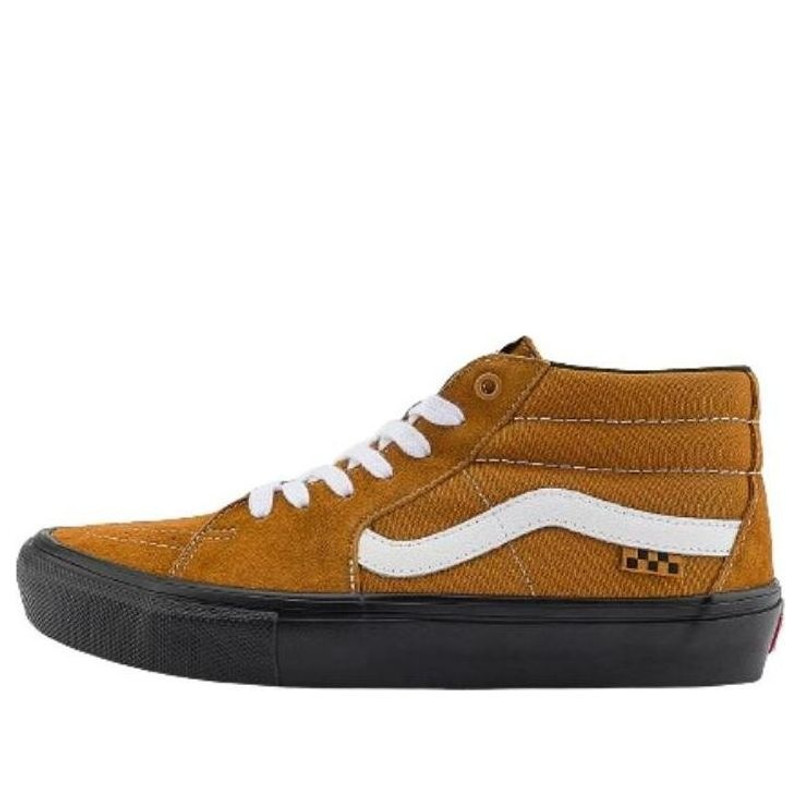 Vans Skate Grosso Pig Suede 'Brown Black White' VN0A5FCGY49 - 1