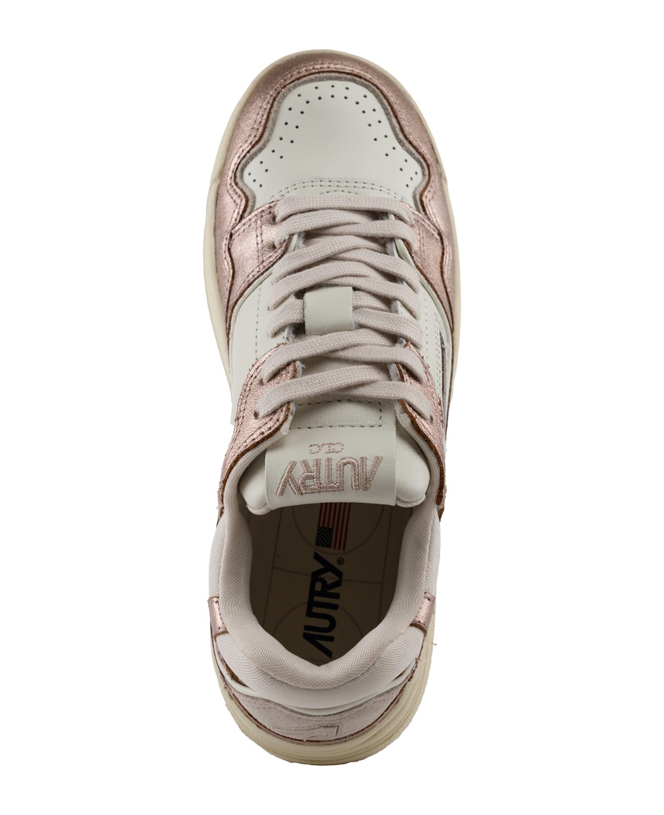 Autry Clc Sneakers In Metal Leather - 3