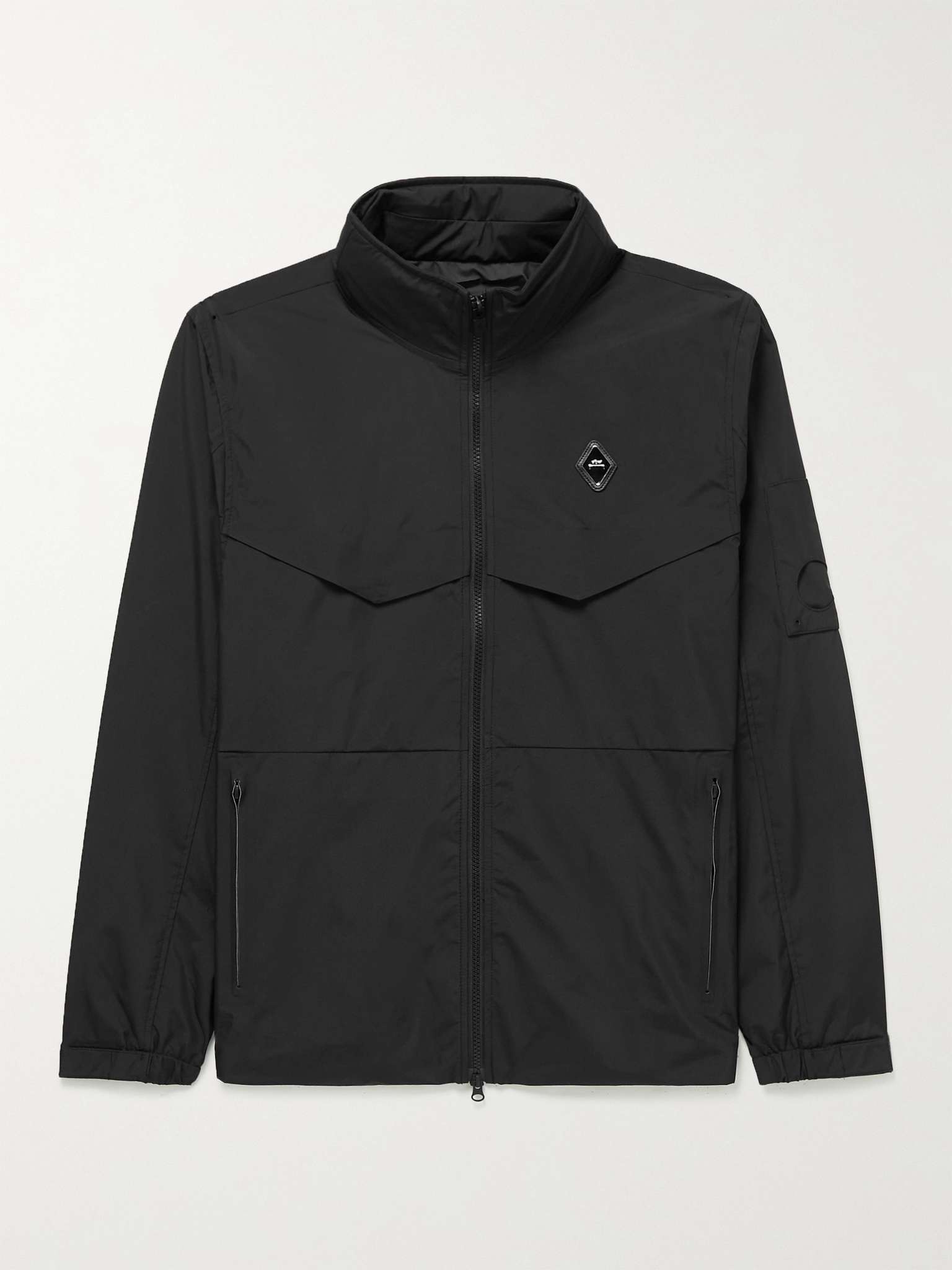 Essentials Storm Logo-Appliquéd Shell Hooded Jacket - 1