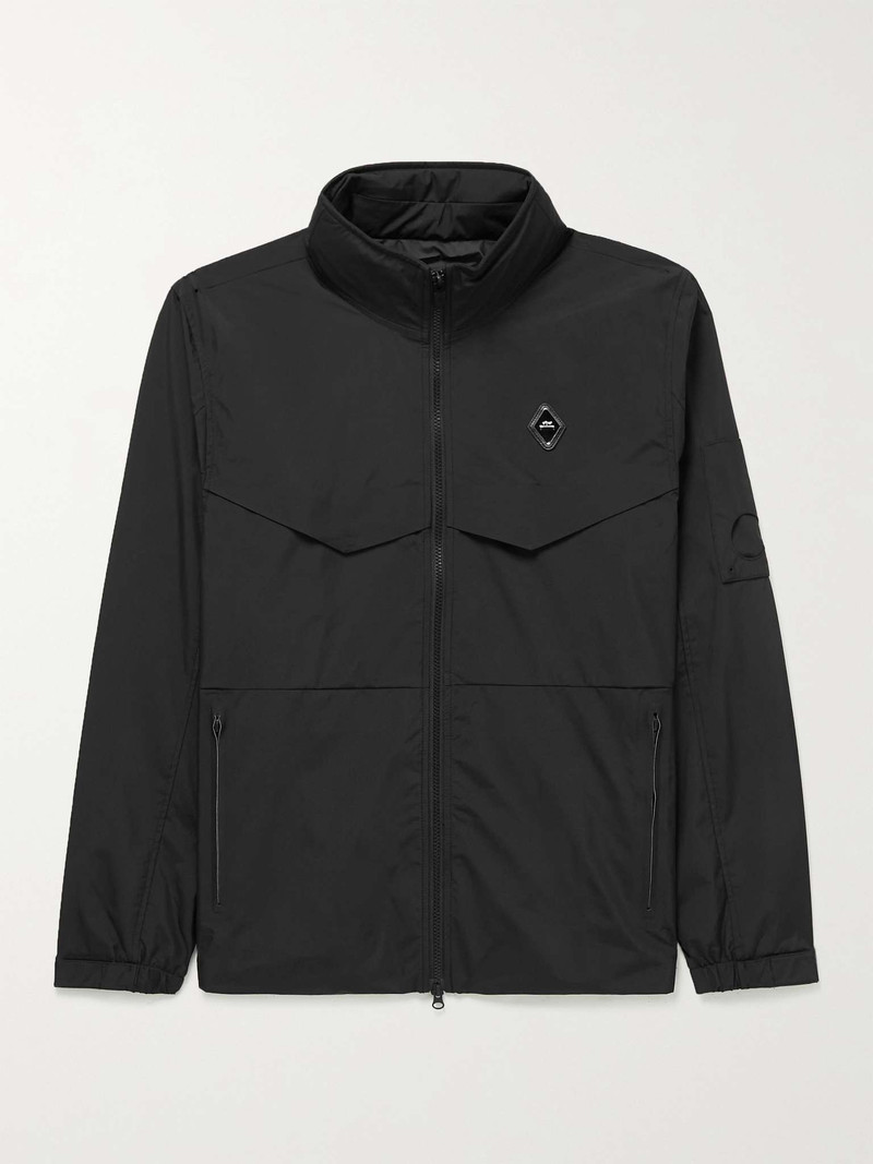 Essentials Storm Logo-Appliquéd Shell Hooded Jacket 1