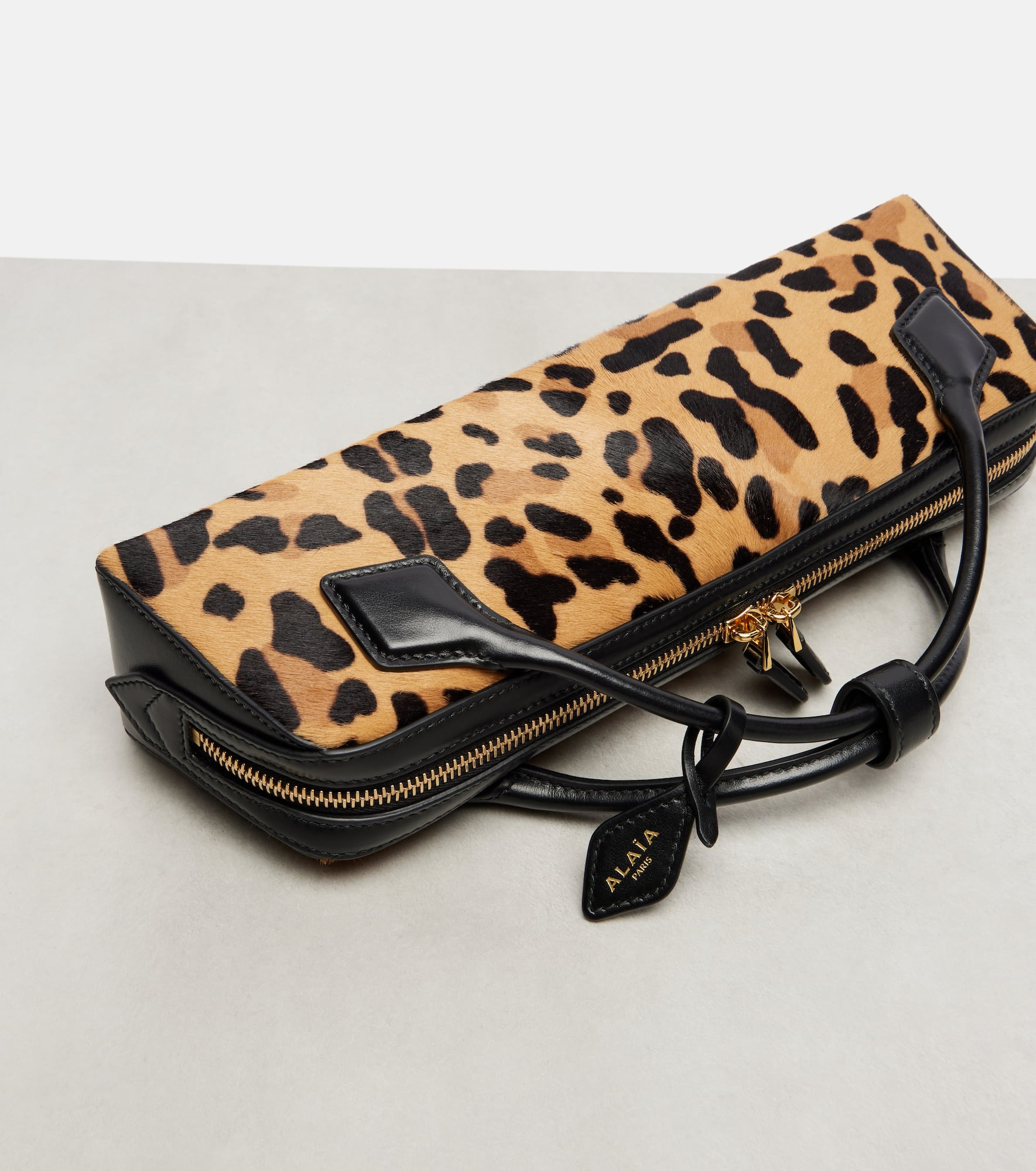 Le Teckel calf hair clutch - 5