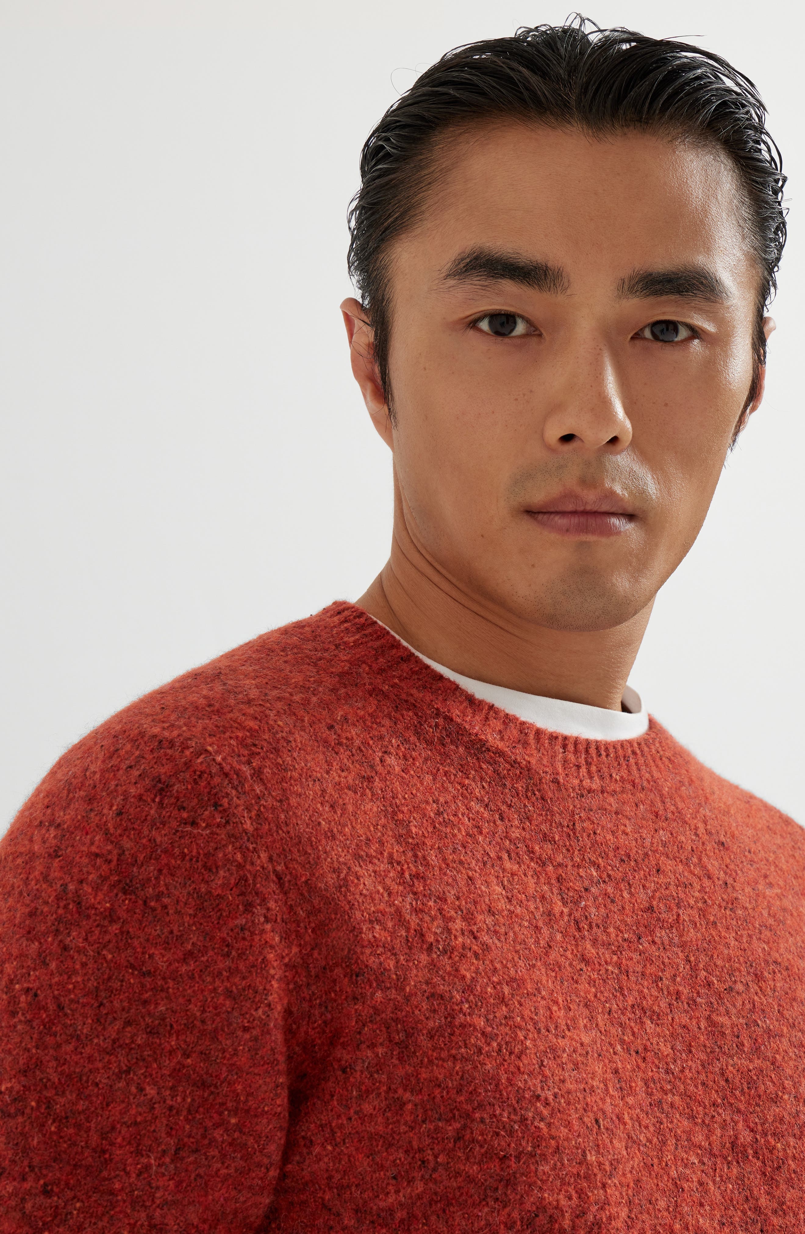Brunello Cucinelli Knop sweater in Orange at Nordstrom - 4