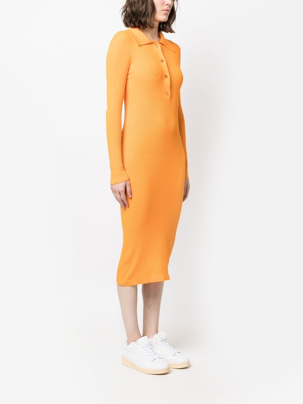 knitted polo dress - 3