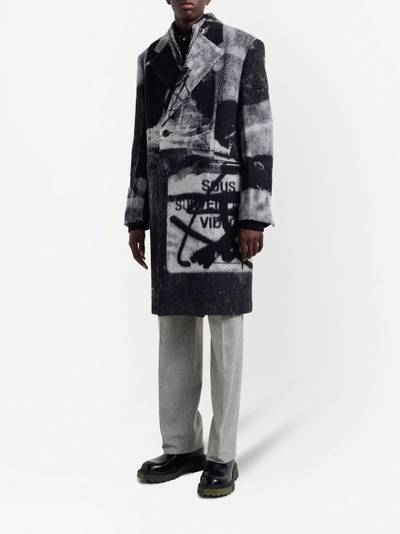 Off-White x Pablo Tomek double breasted coat outlook