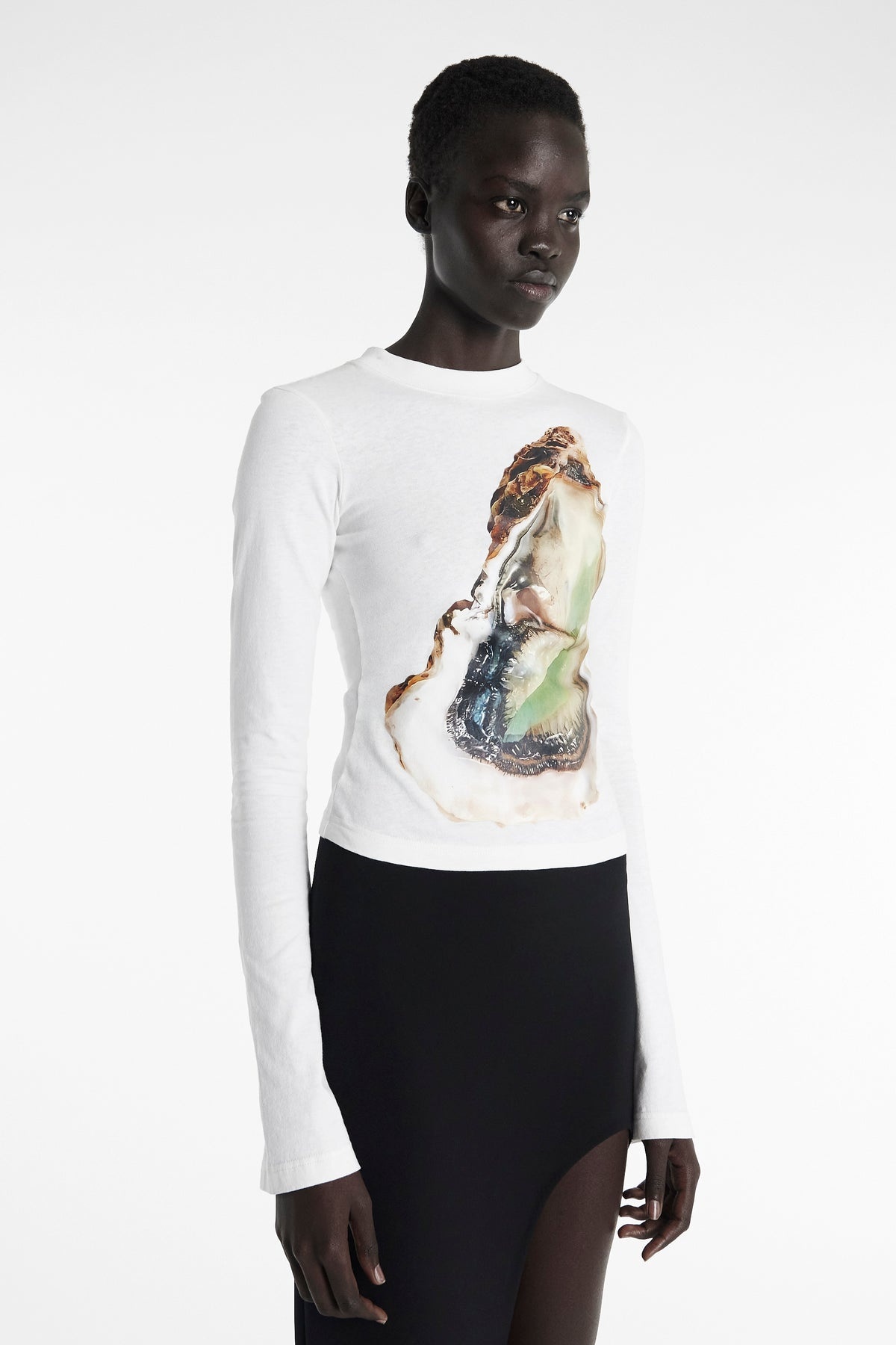 OYSTER LONG SLEEVE TEE OFF WHITE - 7