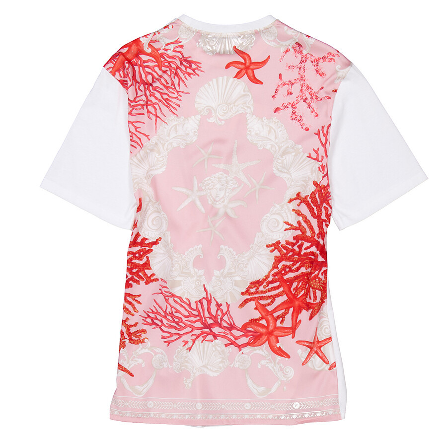 Versace Safety Pin Barocco Sea Printed T-Shirt - 7