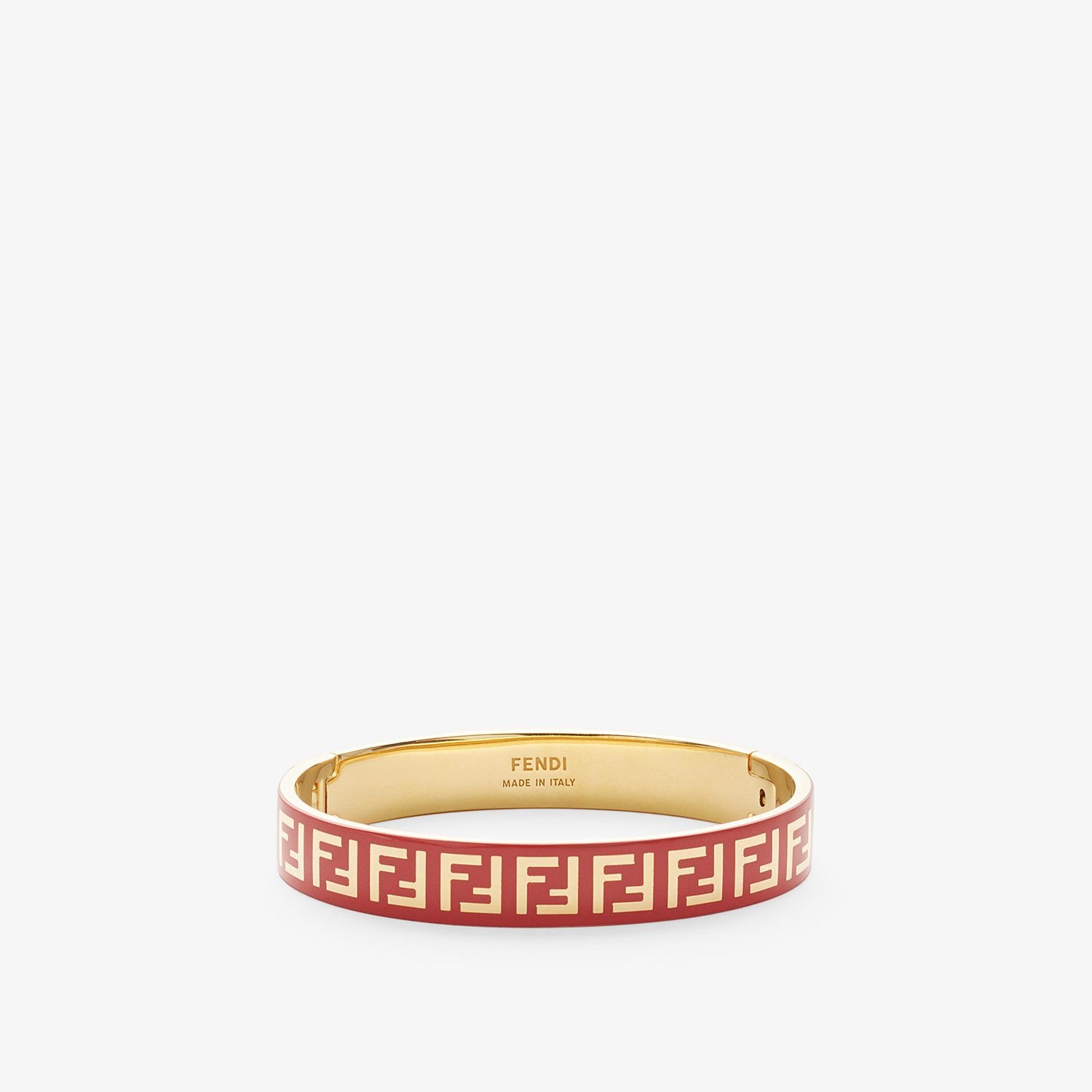 Red and gold-colored bracelet - 1