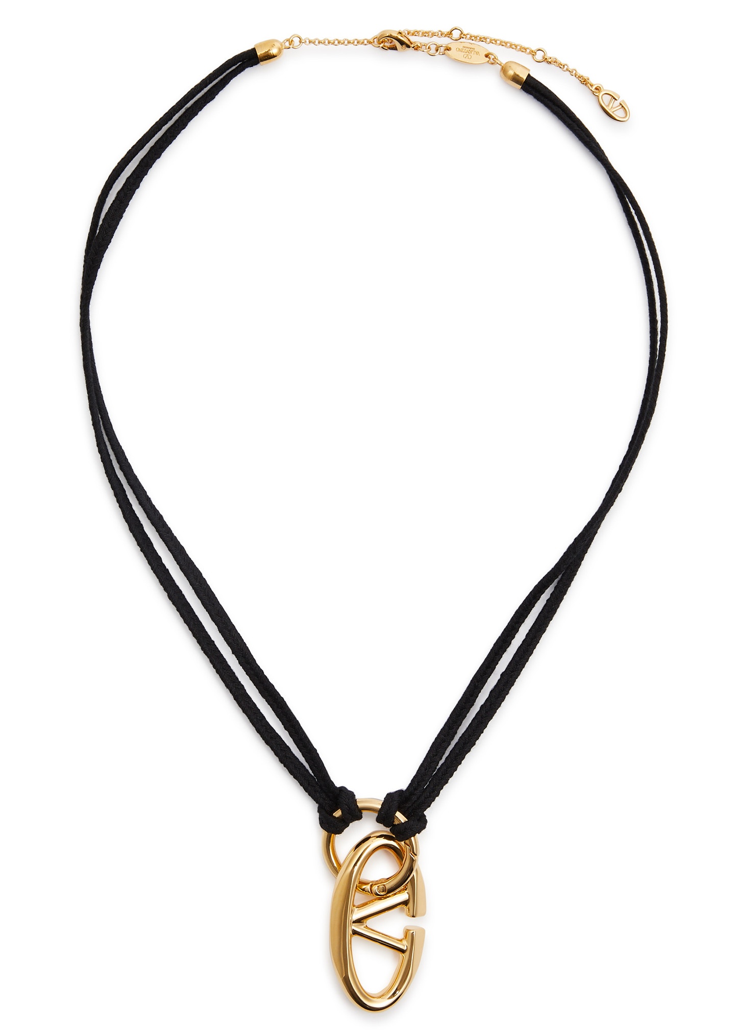 VLogo rope necklace - 3