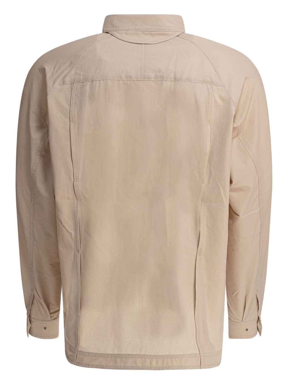 button-fastening raglan-sleeve shirt - 3