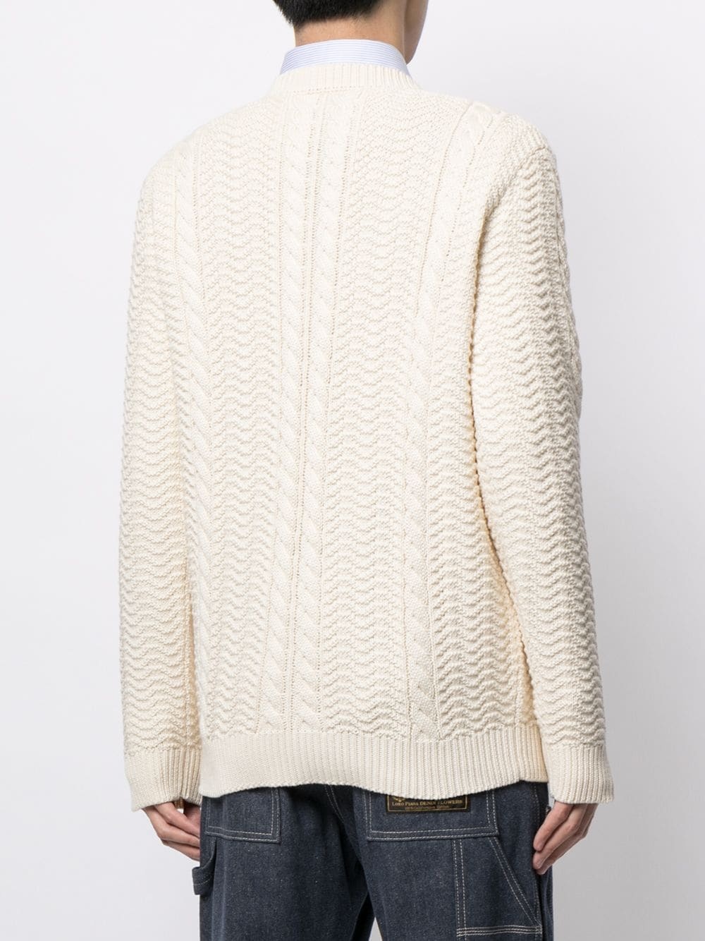 crew-neck chunky-knit jumper - 4