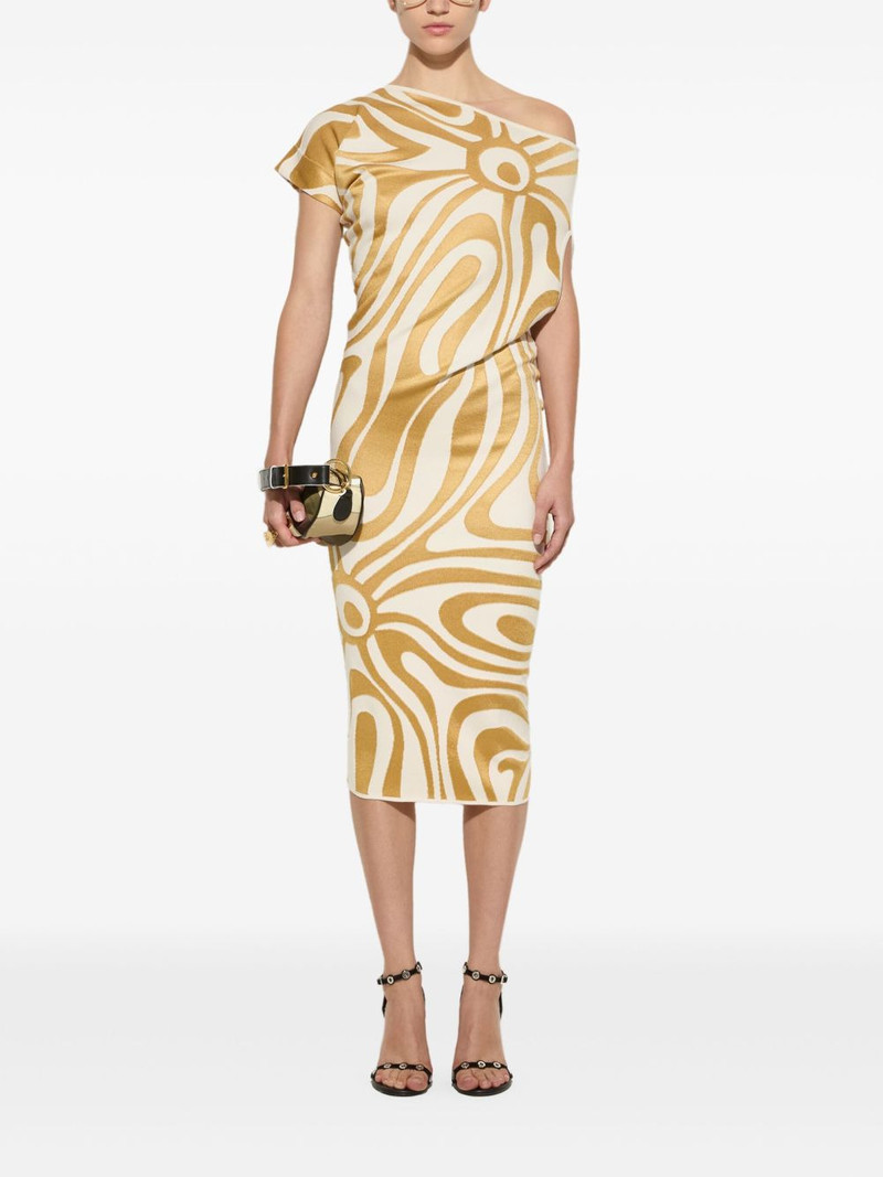 PUCCI draped midi dress outlook