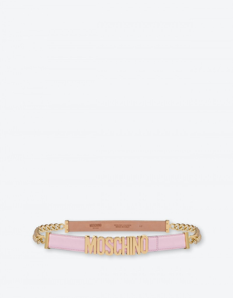 CHAINS CALFSKIN BELT - 1