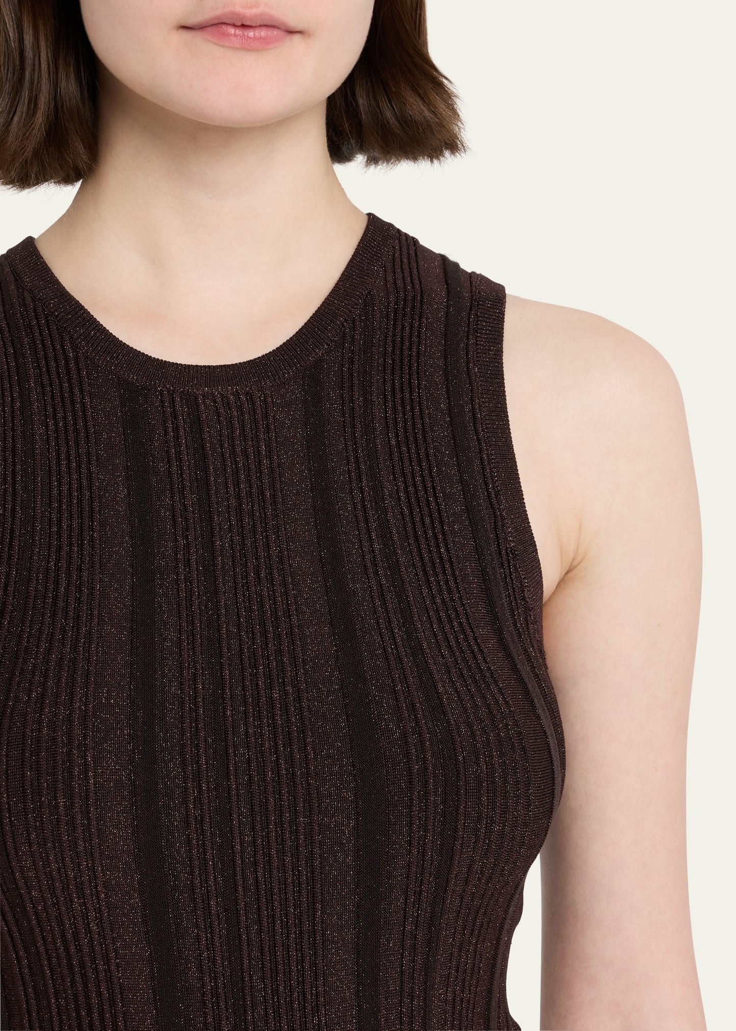 Lucky Metallic Racer Tank Top - 5