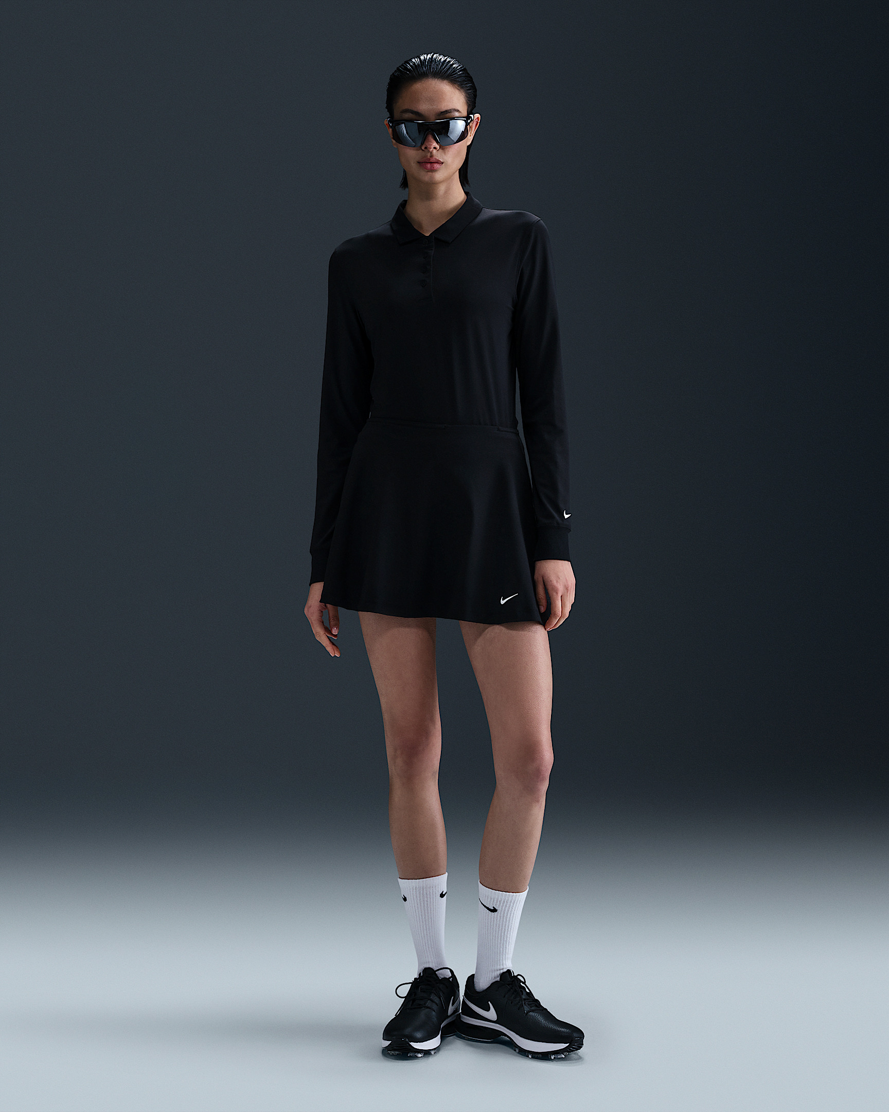 Nike Victory Women's Dri-FIT Long-Sleeve Polo - 4