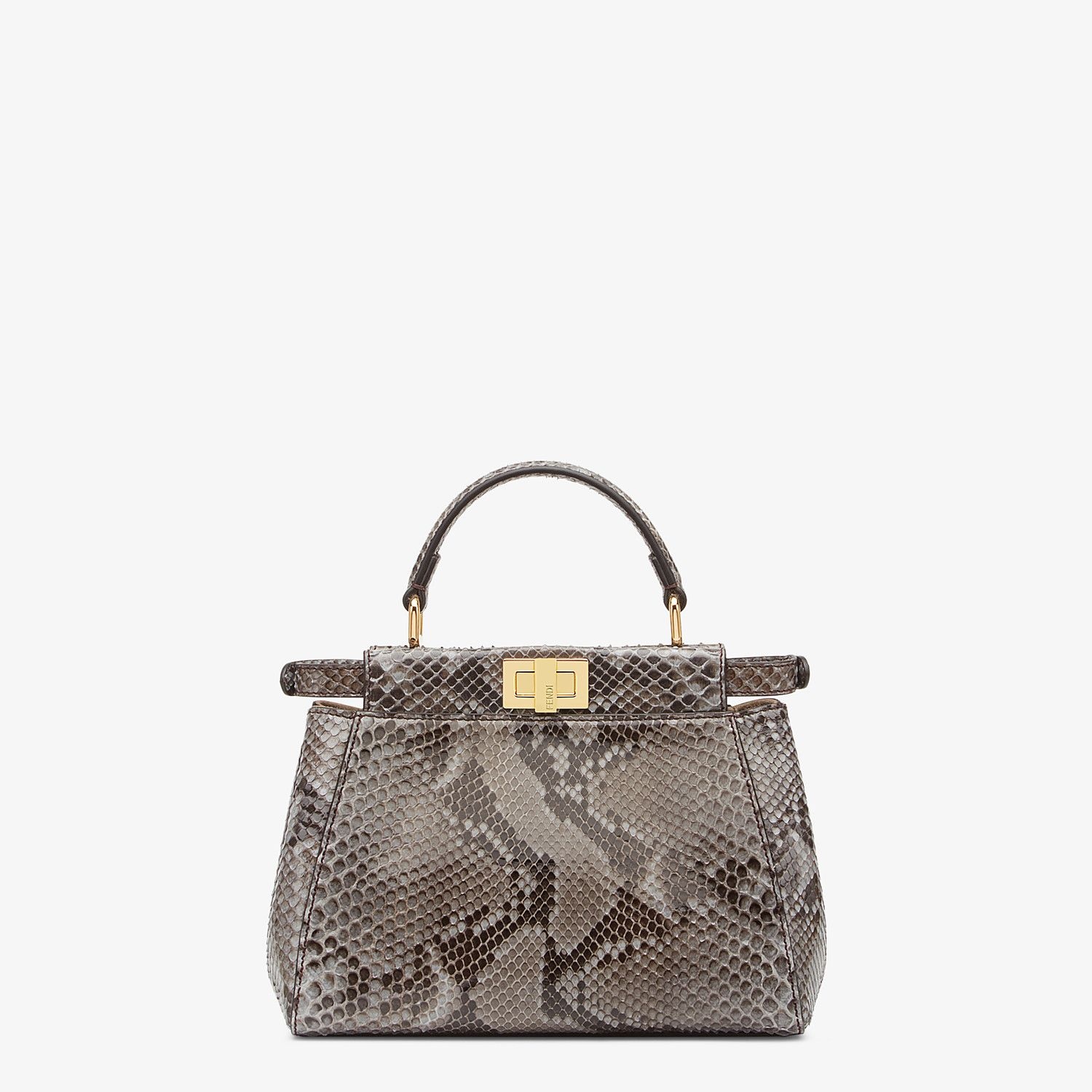 Gray python bag - 3