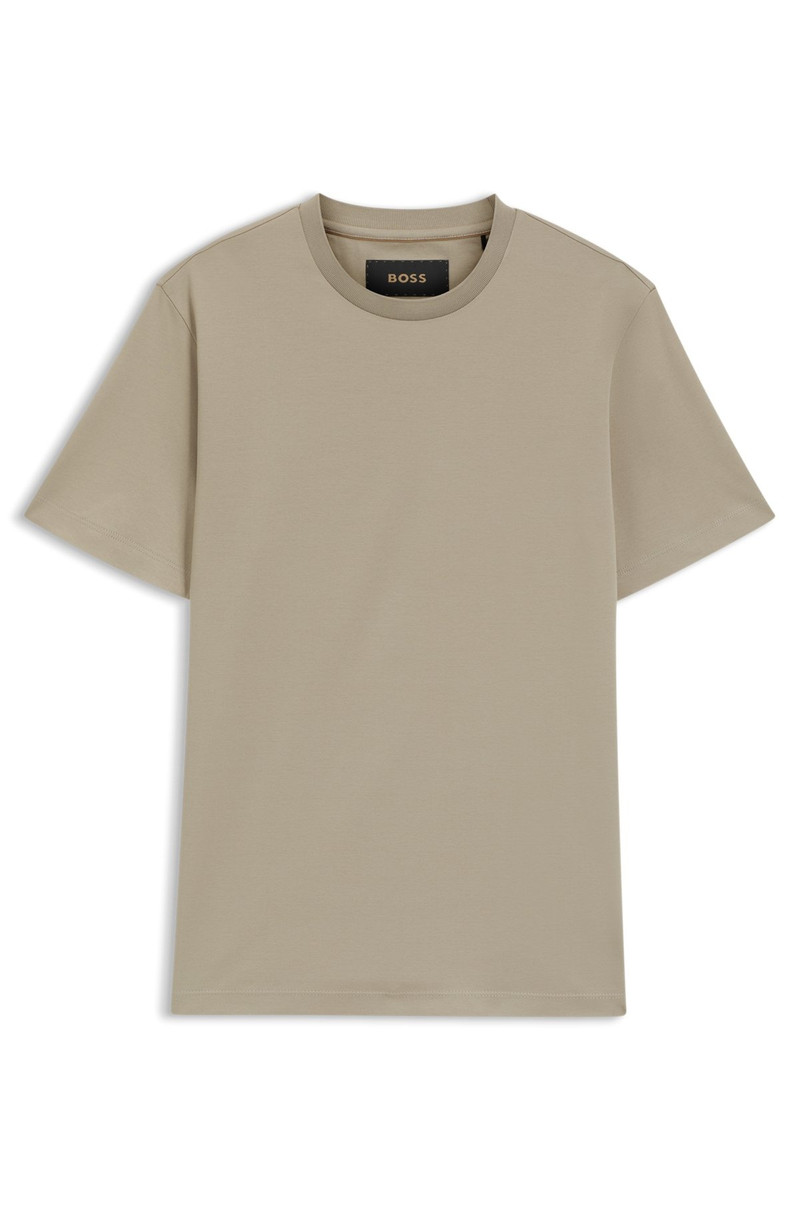 REGULAR-FIT T-SHIRT IN MERCERIZED COTTON - 1