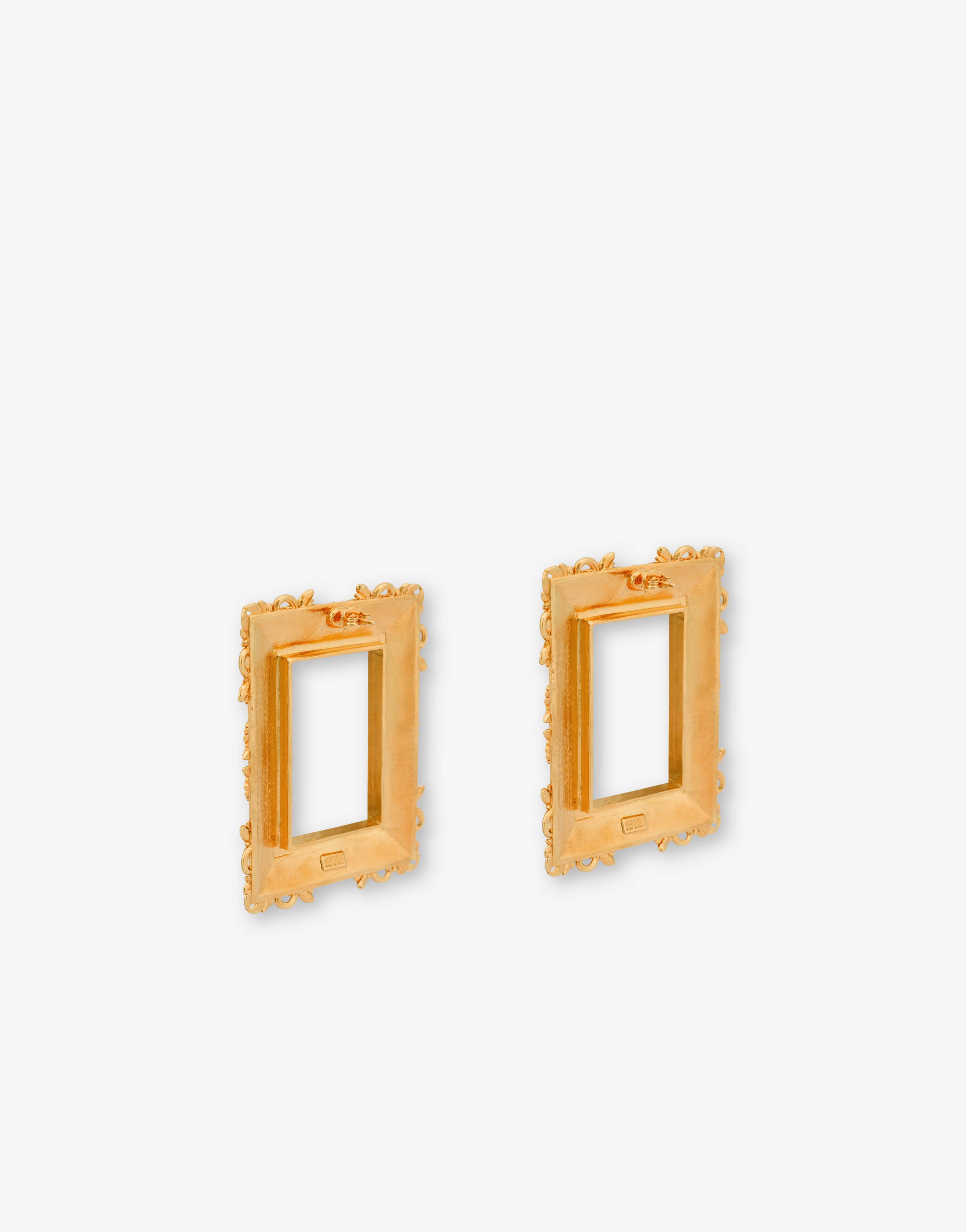 BAROQUE FRAME EARRINGS - 3