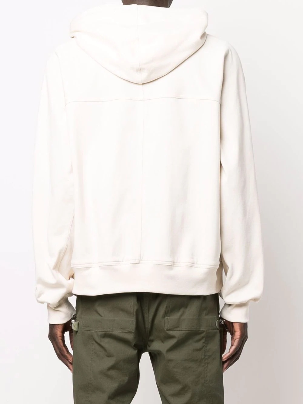 pouch-pocket zip-up hoodie - 4