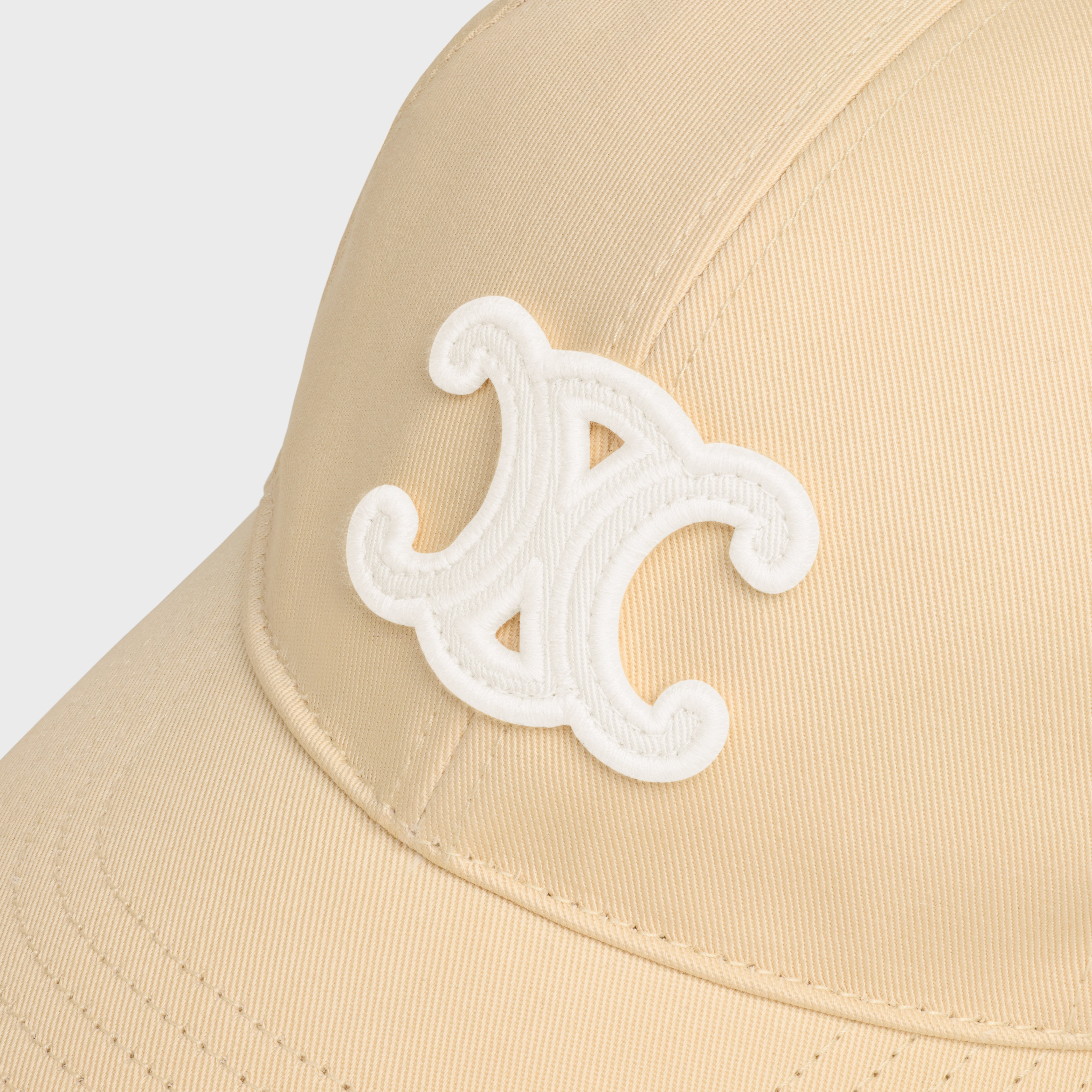 triomphe baseball cap in washed cotton - 5