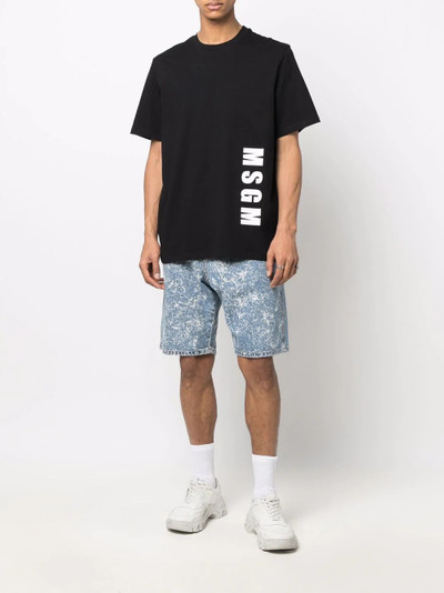 MSGM logo-print T-shirt outlook