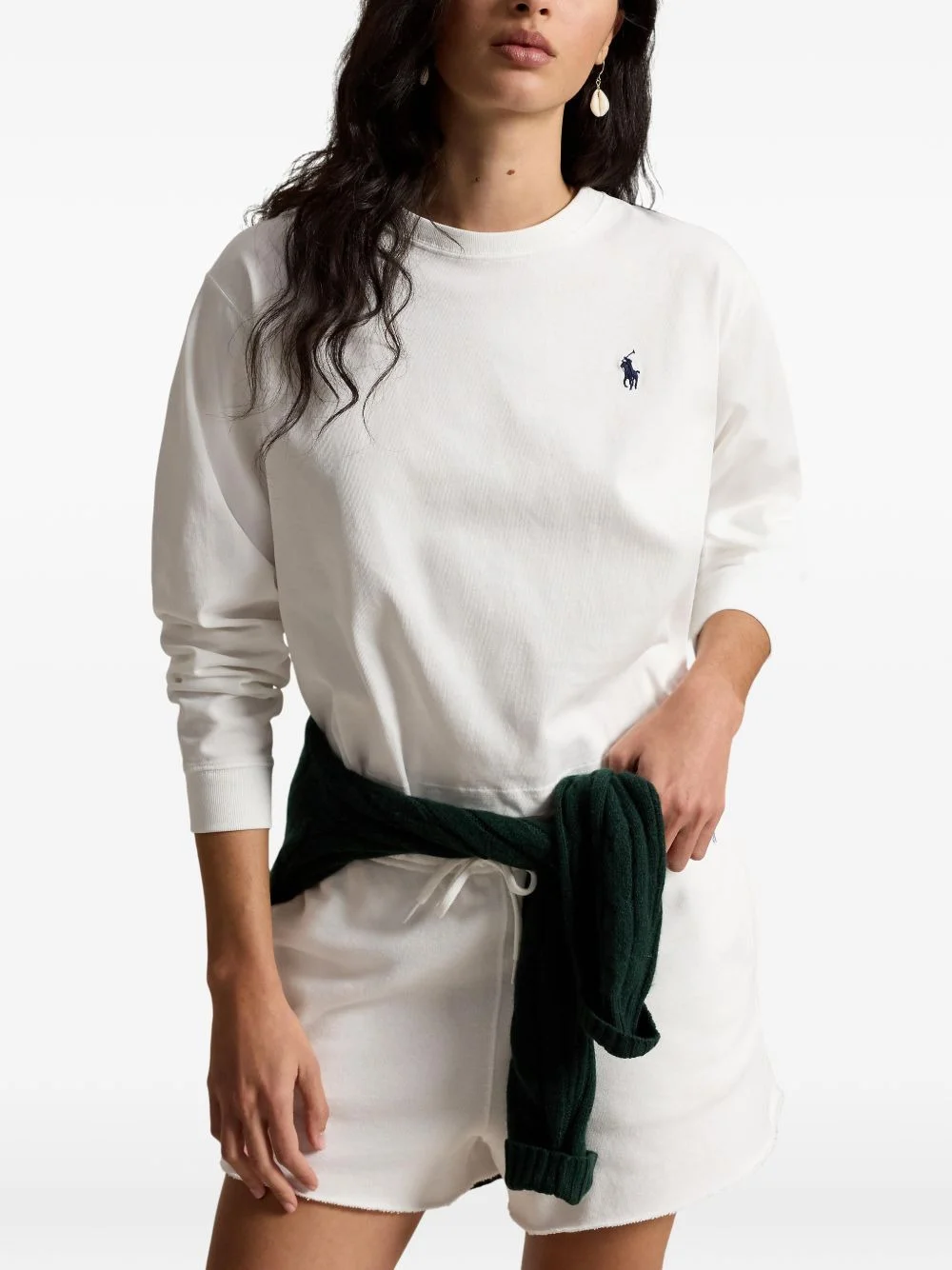 logo long-sleeve T-shirt - 1