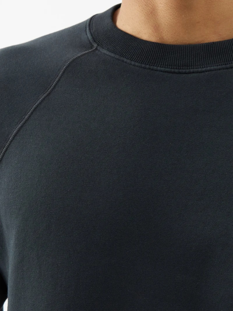 Garment-dyed crew-neck sweatshirt - 3