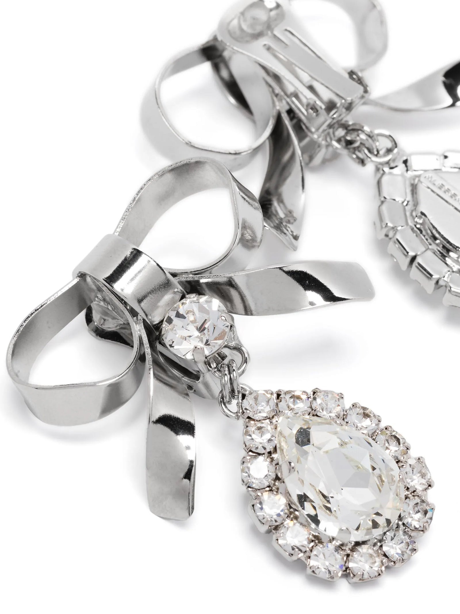 Alessandra Rich Women Metal Bow Earrings - 2
