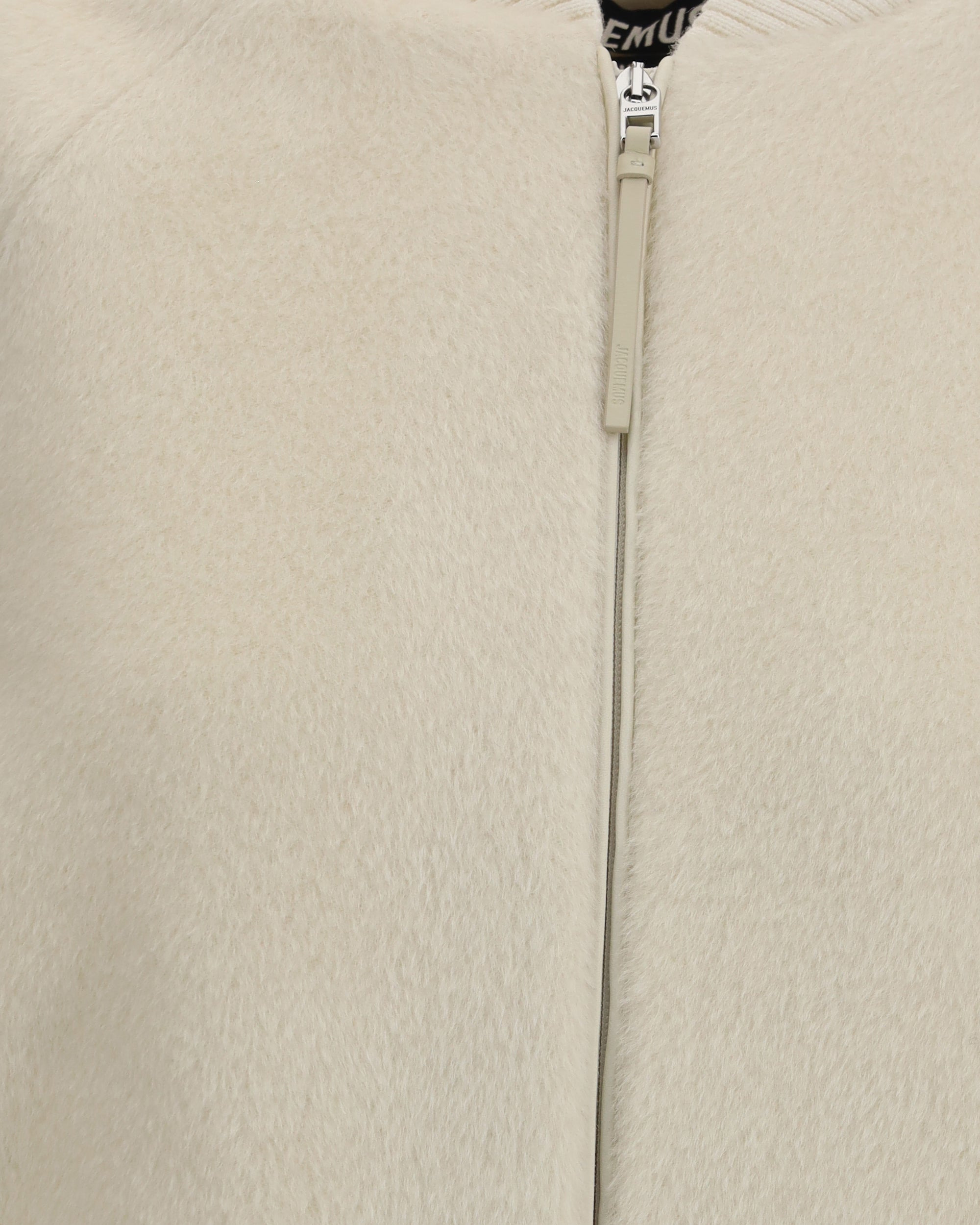 The Le Blouson Pilu Jacket in white alpaca Wool - 3